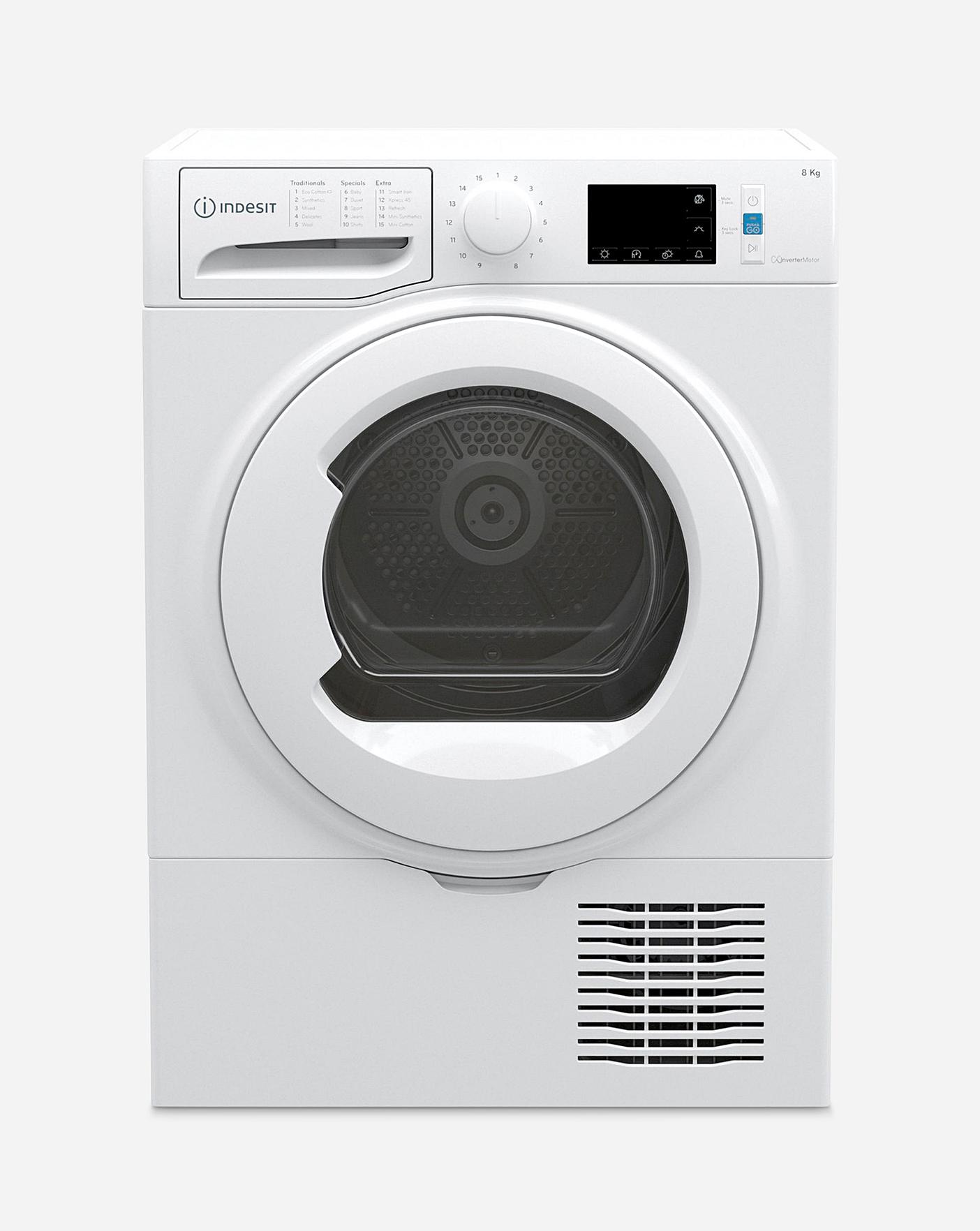  Indesit I3 D81W UK 8kg Condenser Tumble Dryer - White