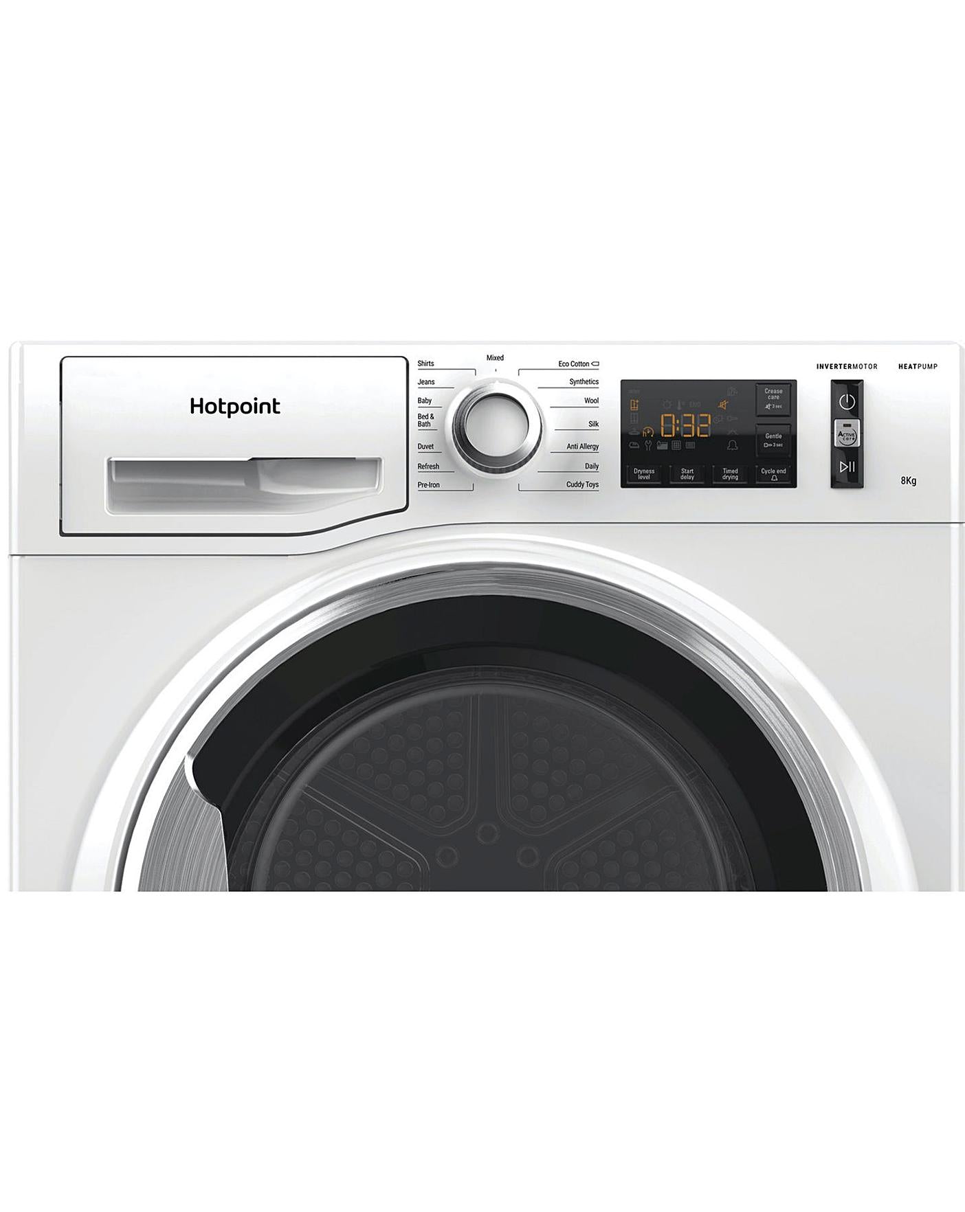  Hotpoint NT M11 8X3XB UK 8kg Heat Pump Tumble Dryer - White