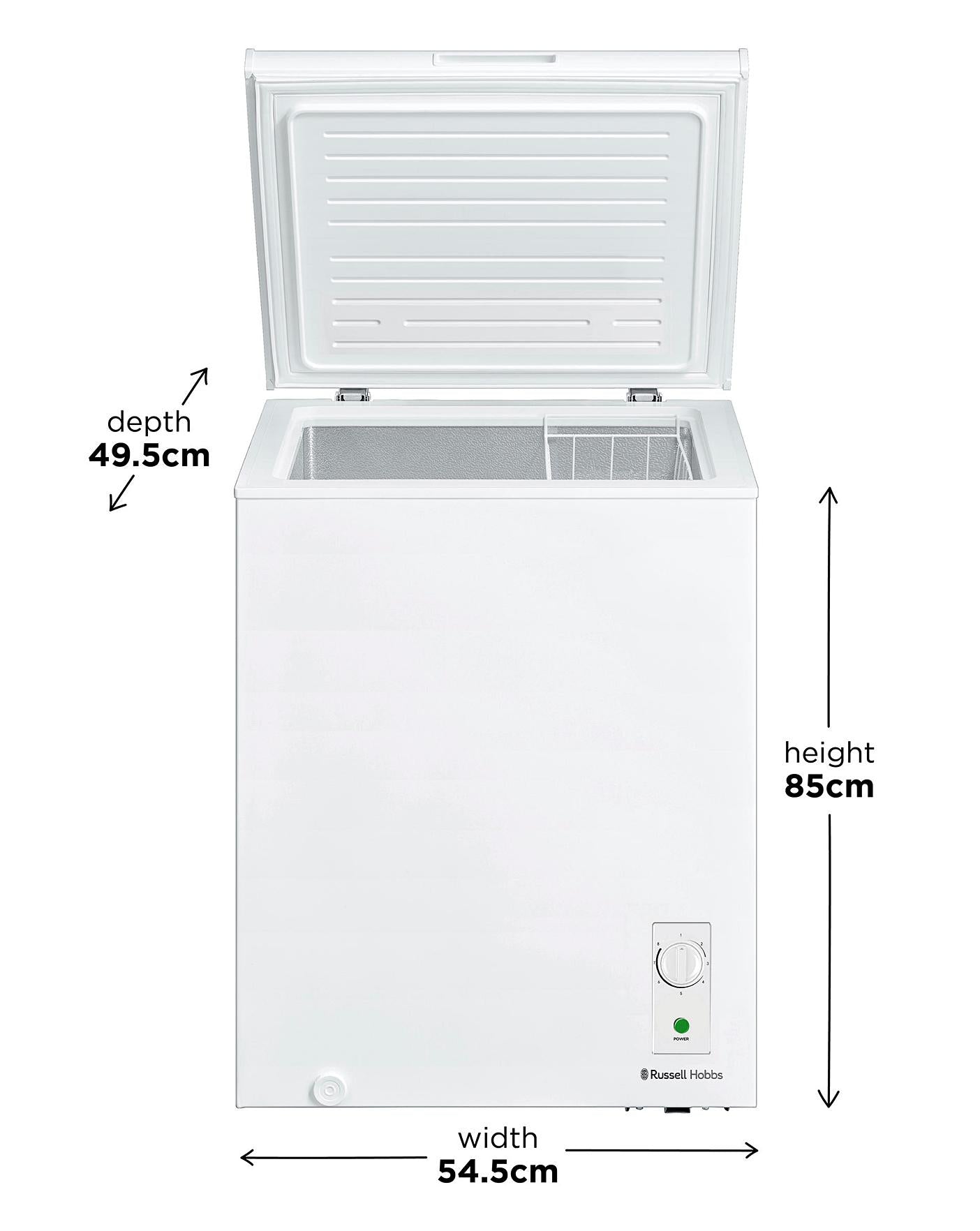  Russell Hobbs RH99CF1001 99 Litre Chest Freezer - White