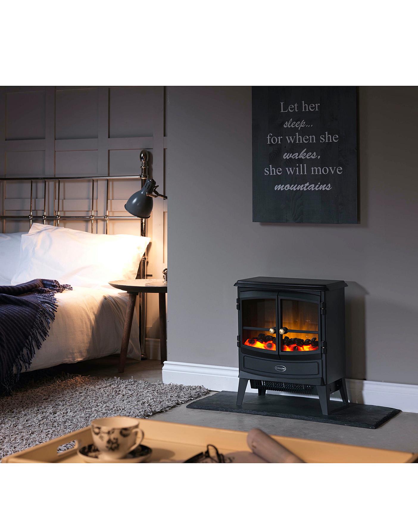  Dimplex SBN20E Springborne Optiflame Black Electric Stove