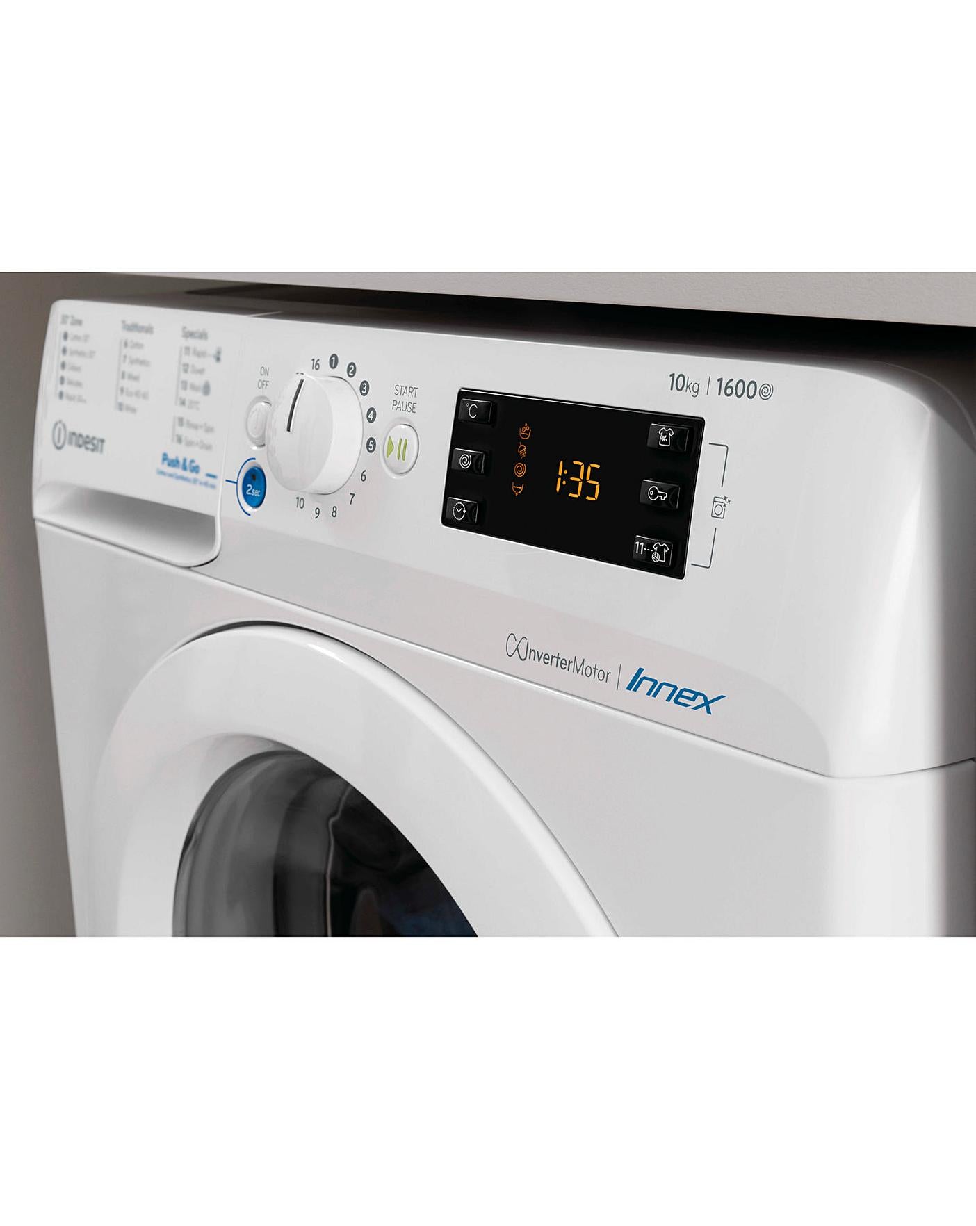  Indesit BWE101683XWUKN 10kg 1600rpm Washing Machine - White