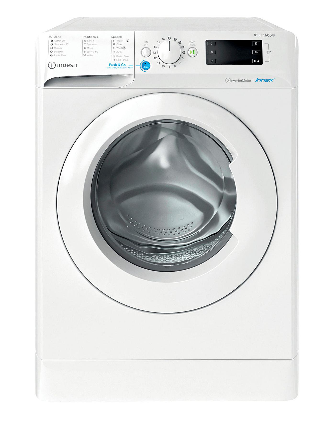  Indesit BWE101683XWUKN 10kg 1600rpm Washing Machine - White