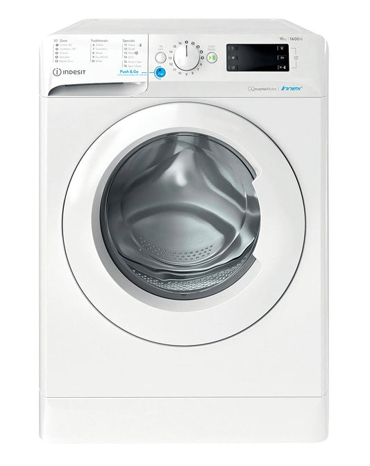  Indesit BWE101683XWUKN 10kg 1600rpm Washing Machine - White