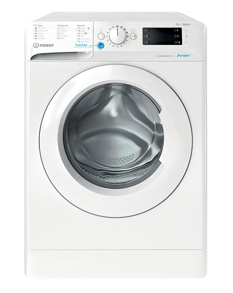  Indesit BWE101683XWUKN 10kg 1600rpm Washing Machine - White