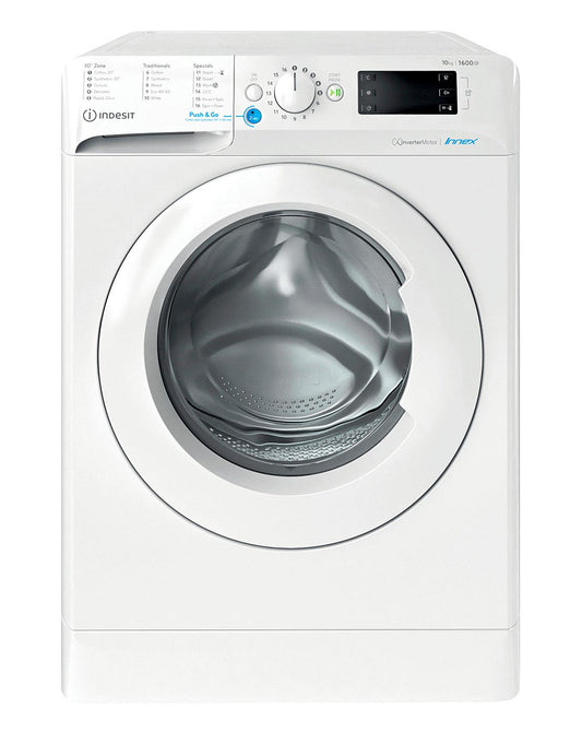  Indesit BWE101683XWUKN 10kg 1600rpm Washing Machine - White + INSTALLATION