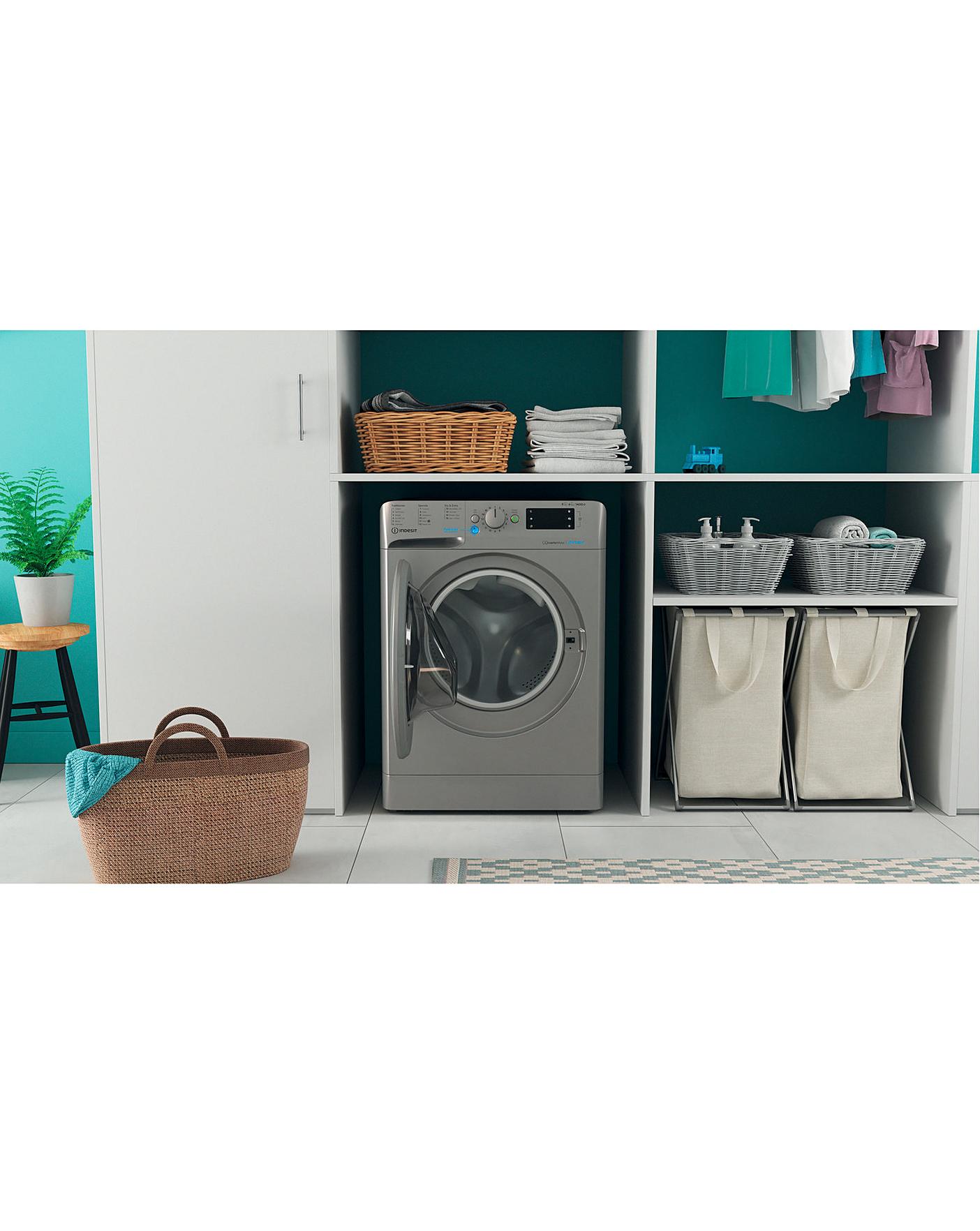  Indesit BDE861483XSUKN 8+6kg 1400rpm Washer Dryer - Silver