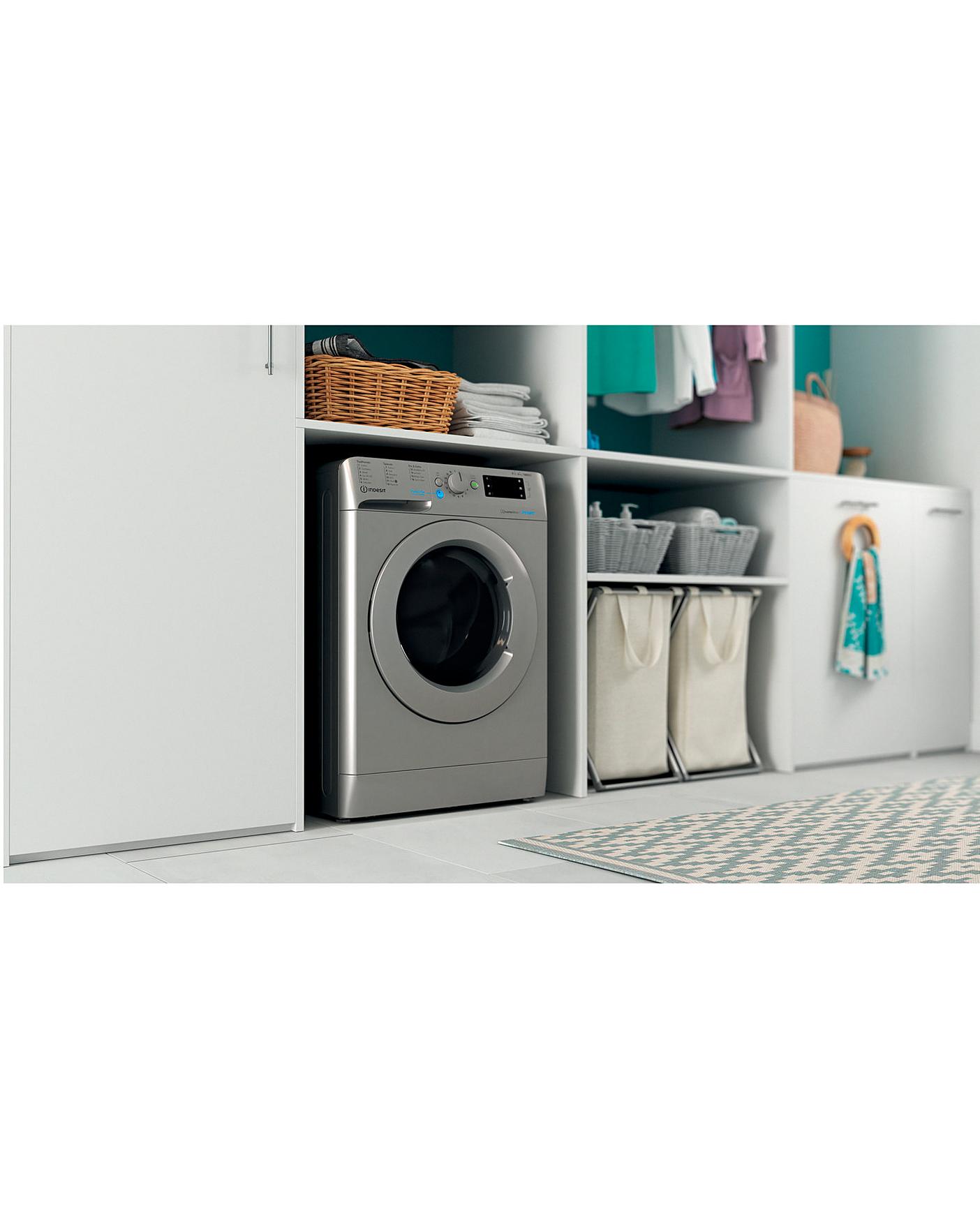  Indesit BDE861483XSUKN 8+6kg 1400rpm Washer Dryer - Silver