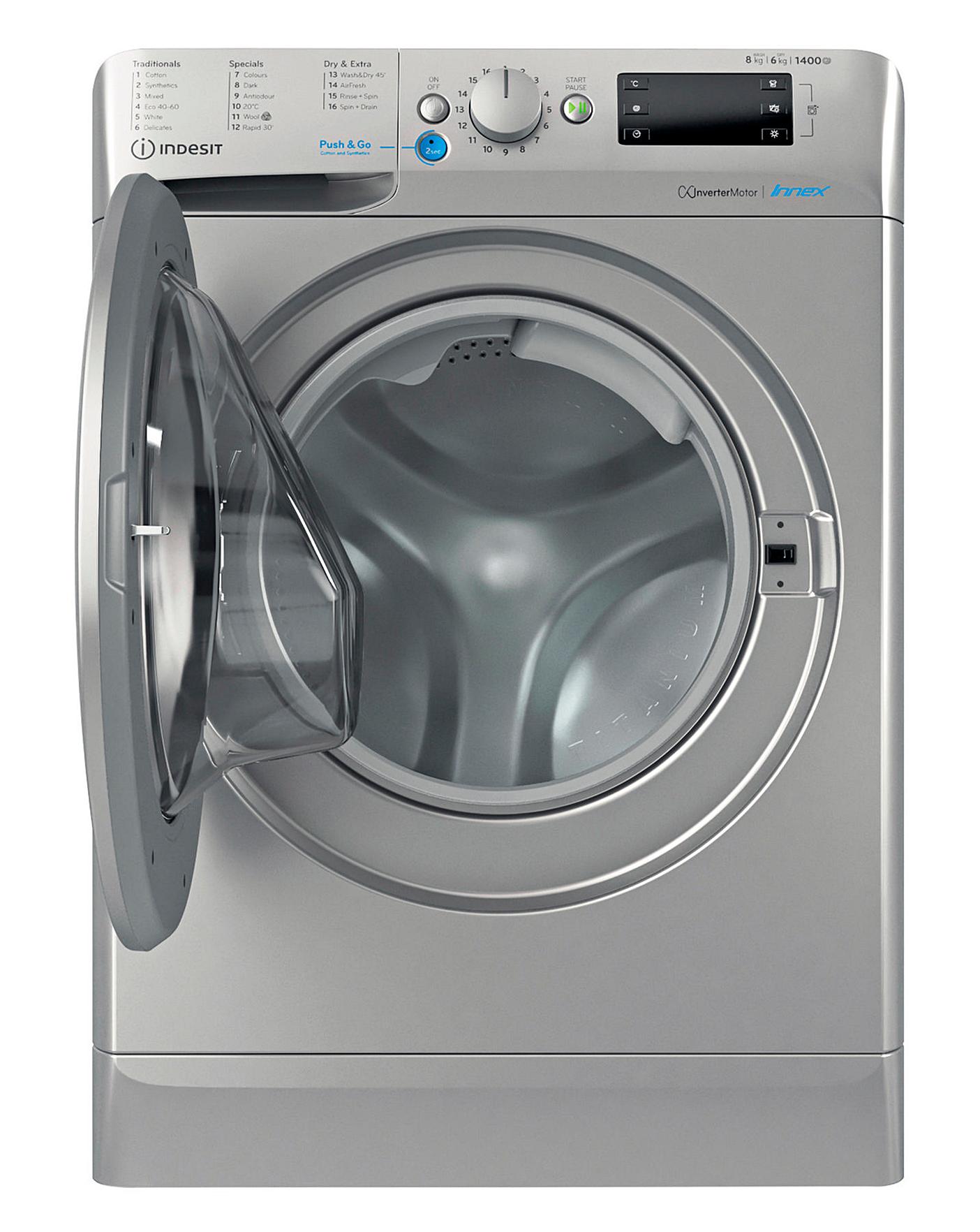  Indesit BDE861483XSUKN 8+6kg 1400rpm Washer Dryer - Silver + INSTALLATION