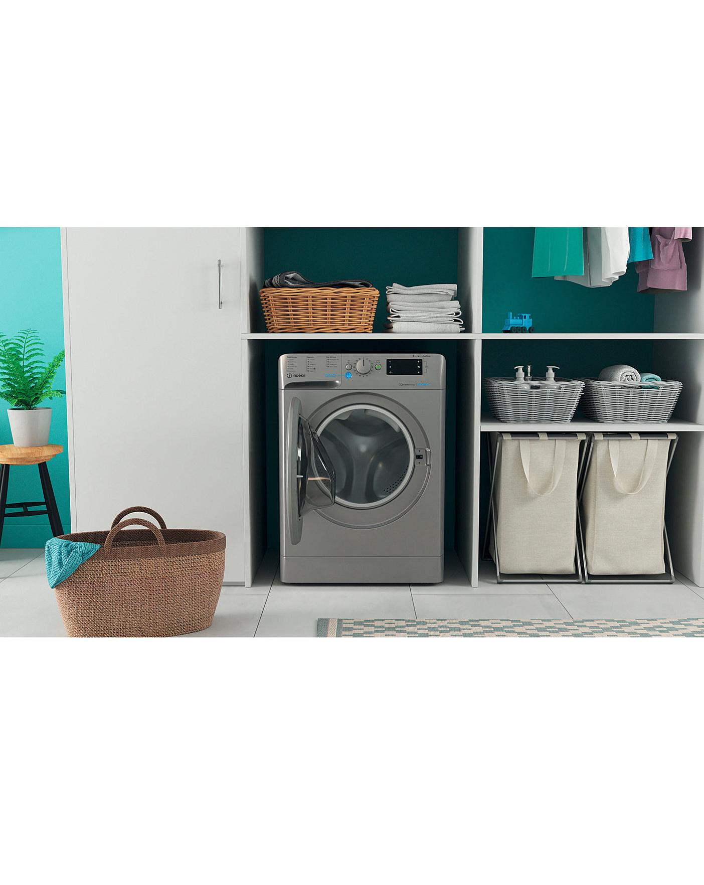  Indesit BDE861483XSUKN 8+6kg 1400rpm Washer Dryer - Silver + INSTALLATION