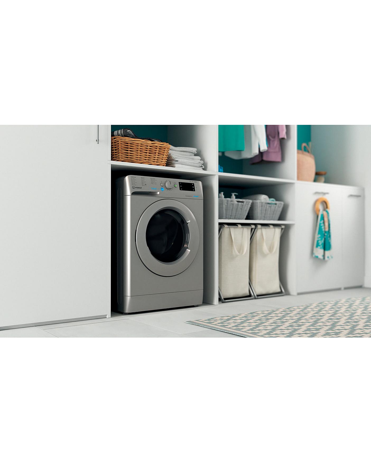  Indesit BDE861483XSUKN 8+6kg 1400rpm Washer Dryer - Silver + INSTALLATION
