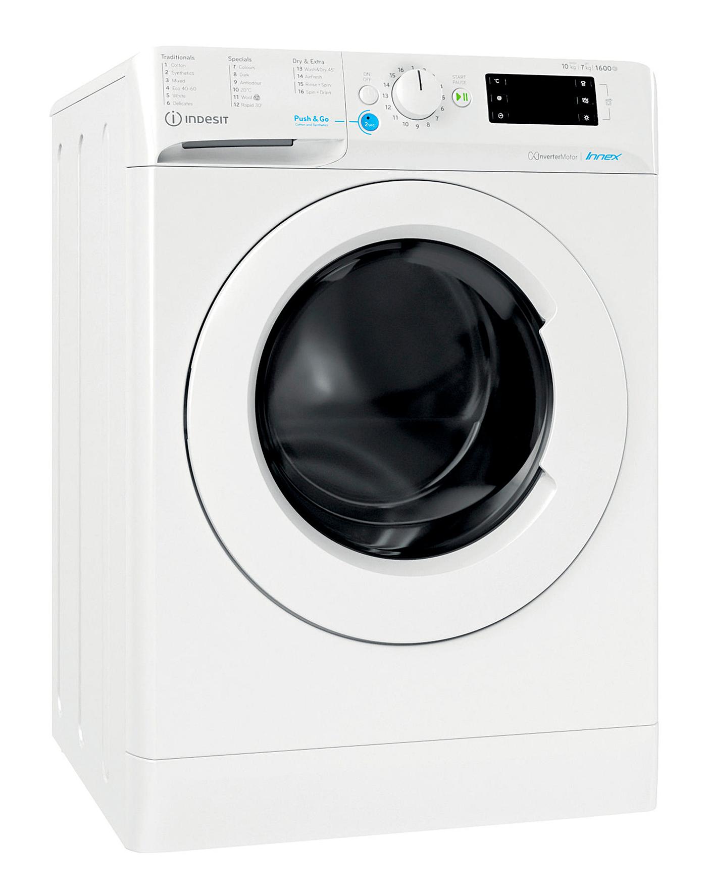  Indesit BDE1071682XWUKN 10+7kg 1600rpm Washer Dryer - White + INSTALLATION