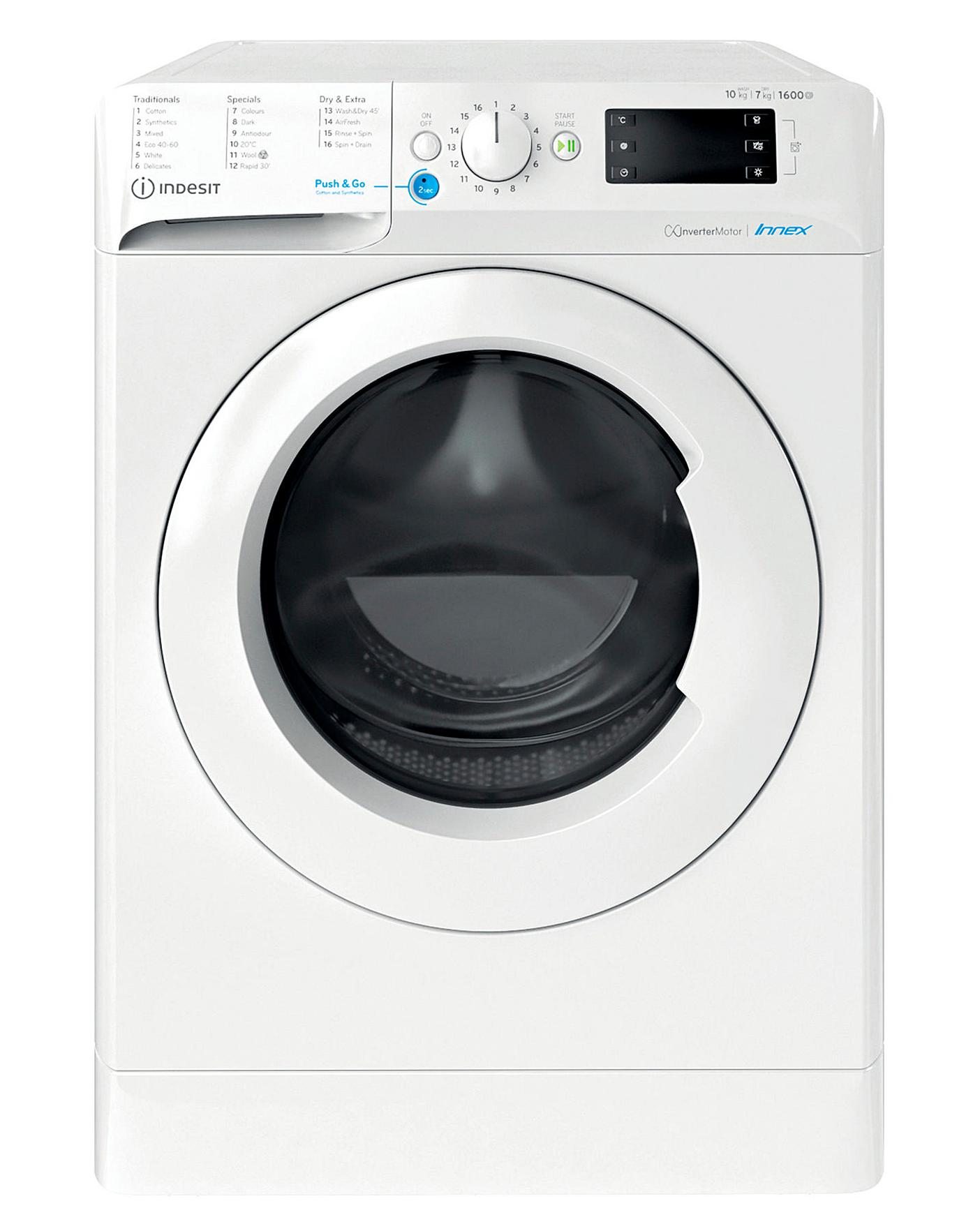  Indesit BDE1071682XWUKN 10+7kg 1600rpm Washer Dryer - White + INSTALLATION