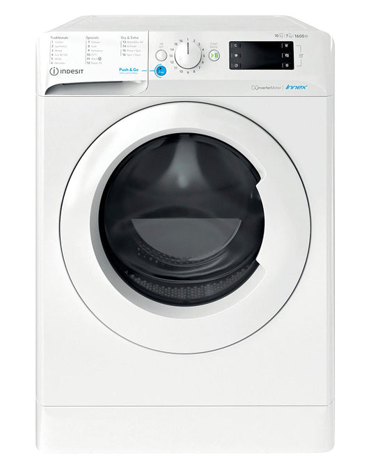  Indesit BDE1071682XWUKN 10+7kg 1600rpm Washer Dryer - White + INSTALLATION
