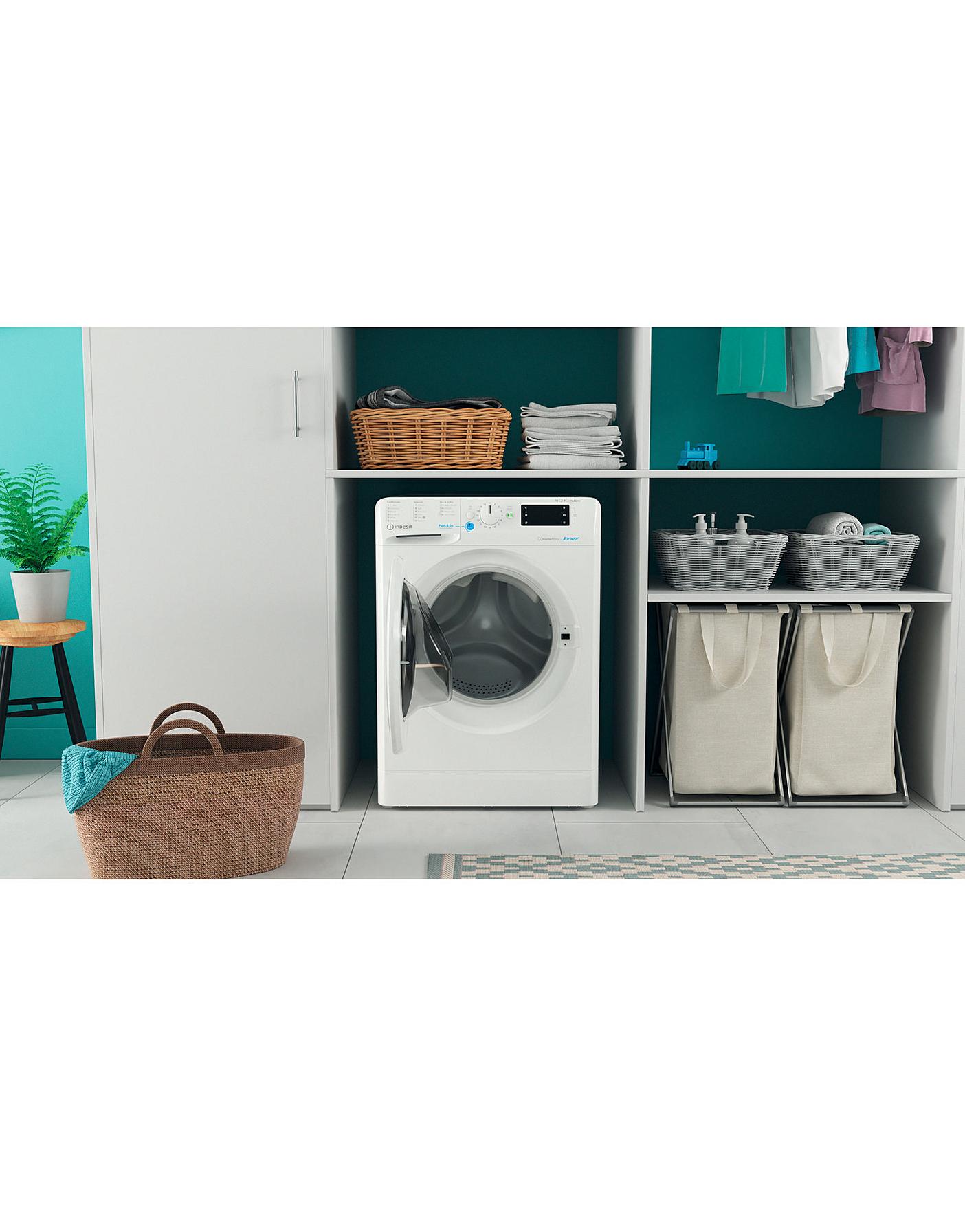  Indesit BDE1071682XWUKN 10+7kg 1600rpm Washer Dryer - White + INSTALLATION