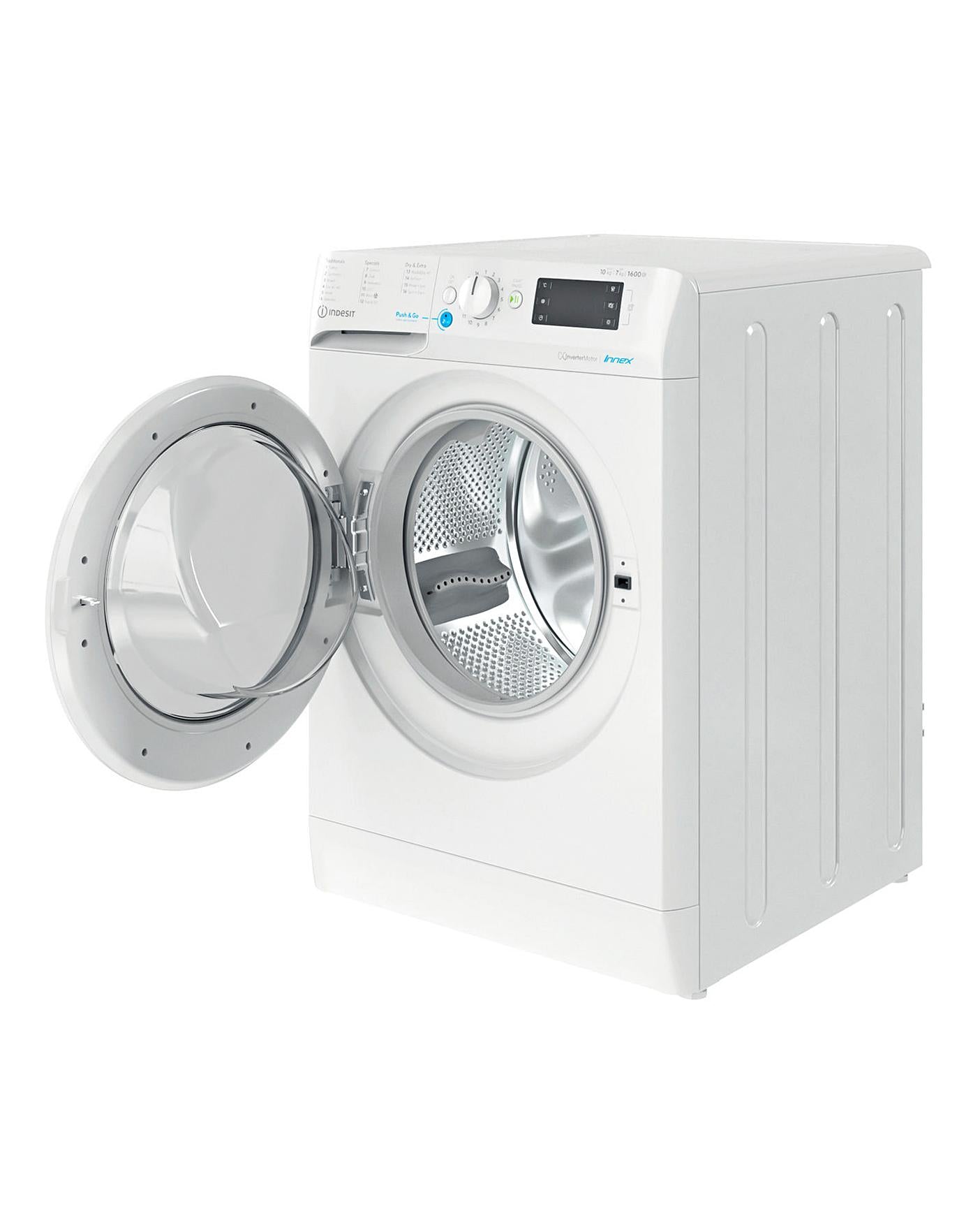  Indesit BDE1071682XWUKN 10+7kg 1600rpm Washer Dryer - White + INSTALLATION