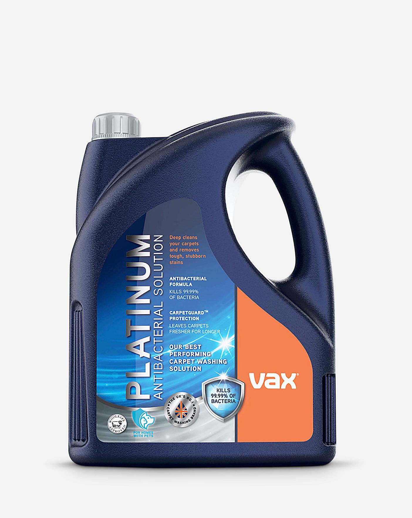  Vax 4Litre Platinum Anti-bacterial Carpet Cleaning Solution