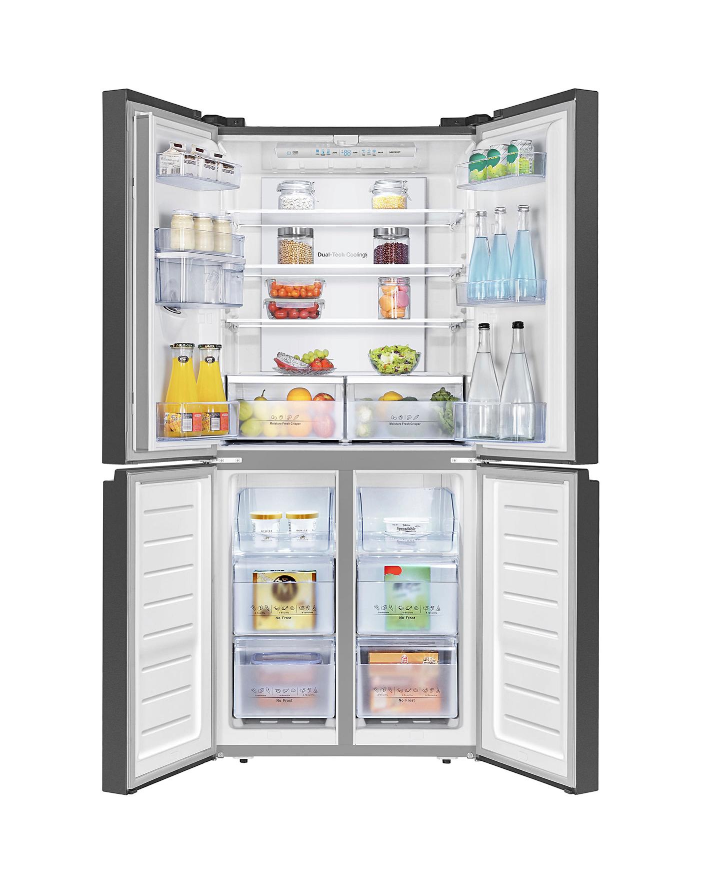  Hisense RQ560N4WBF American Fridge Freezer - Black