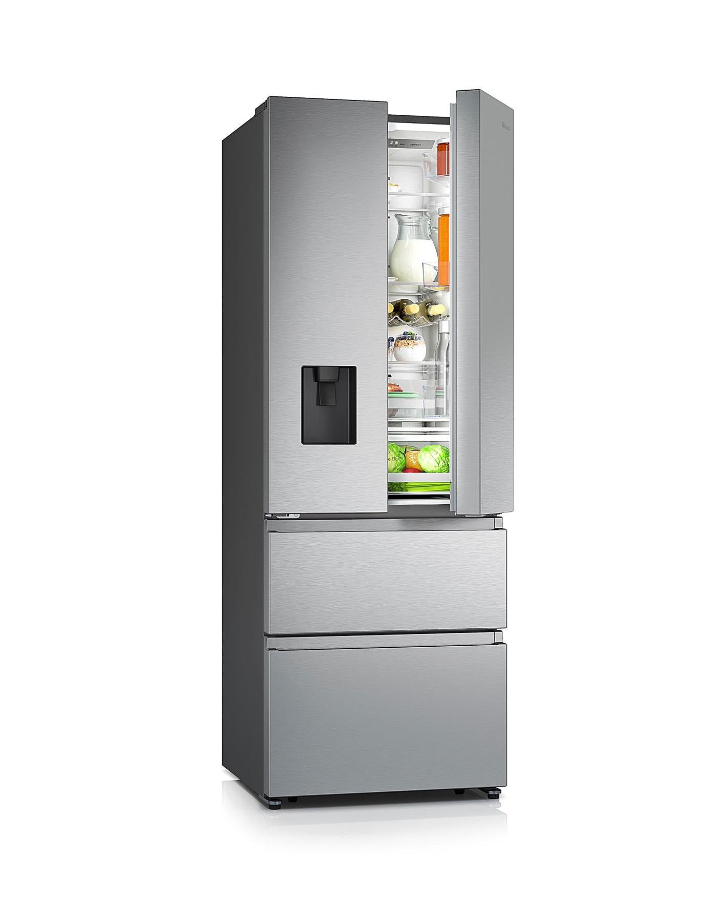  Hisense RF632N4WIF Fridge Freezer - Stainless Steel