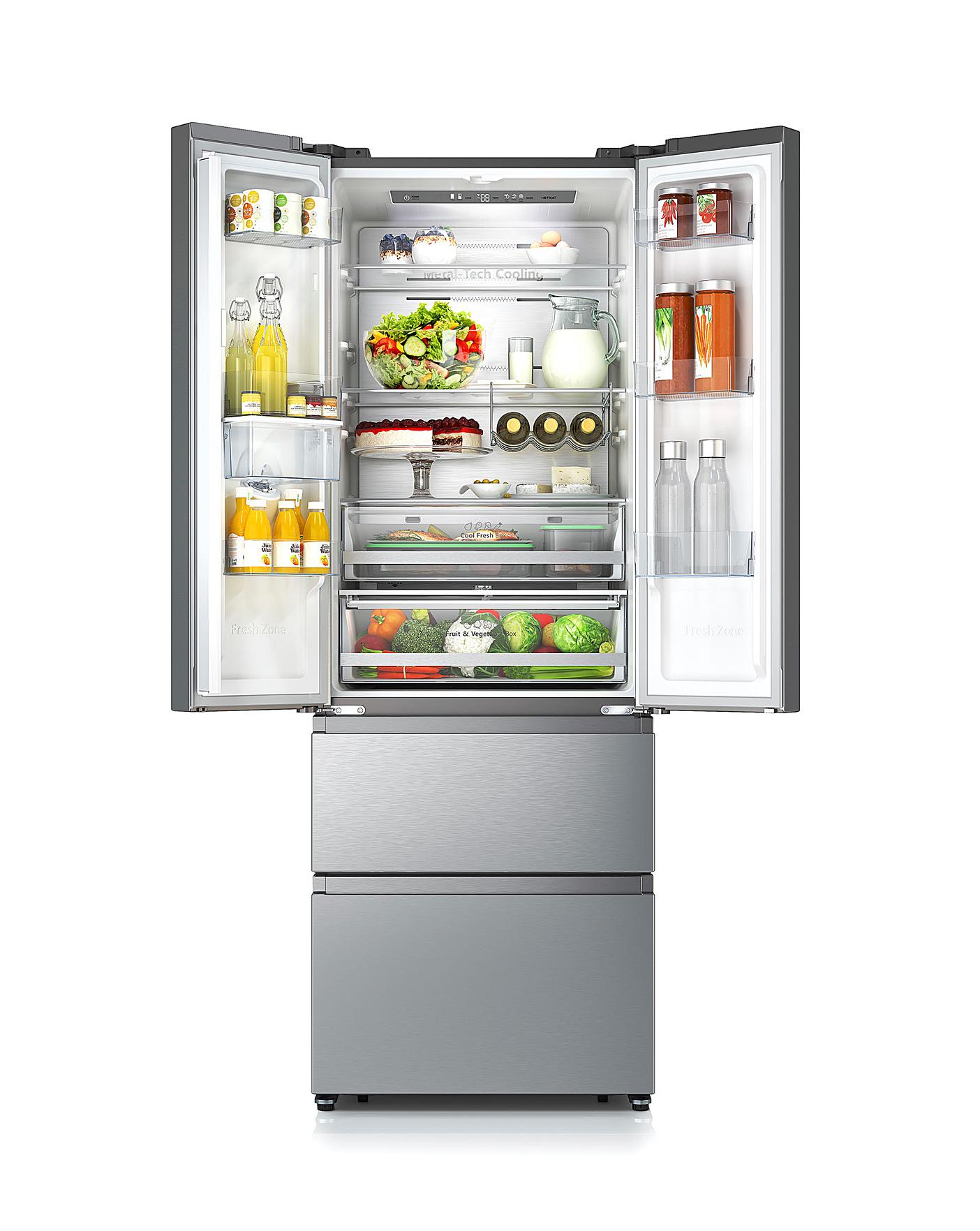  Hisense RF632N4WIF Fridge Freezer - Stainless Steel