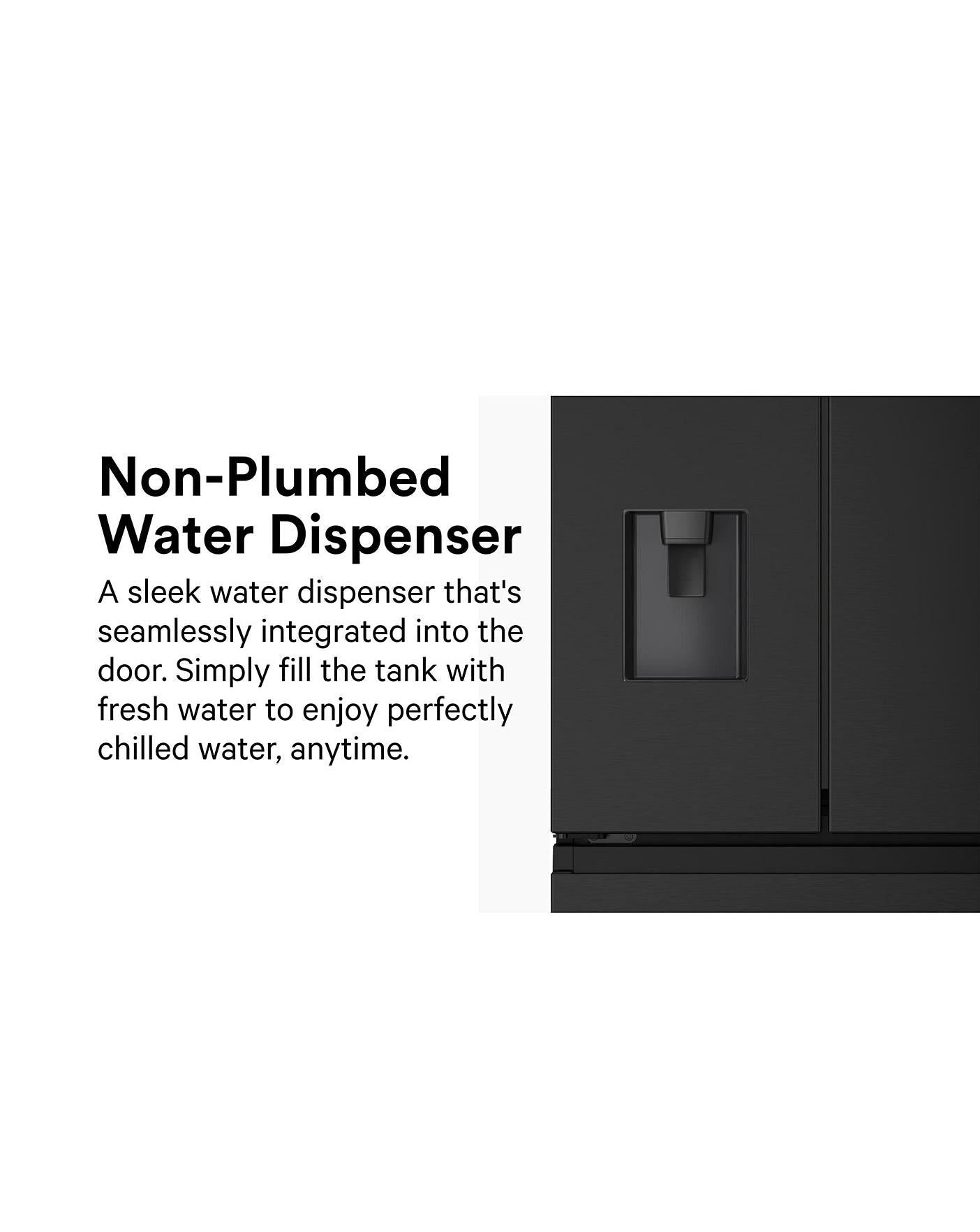  Hisense RF632N4WFF Fridge Freezer - Black