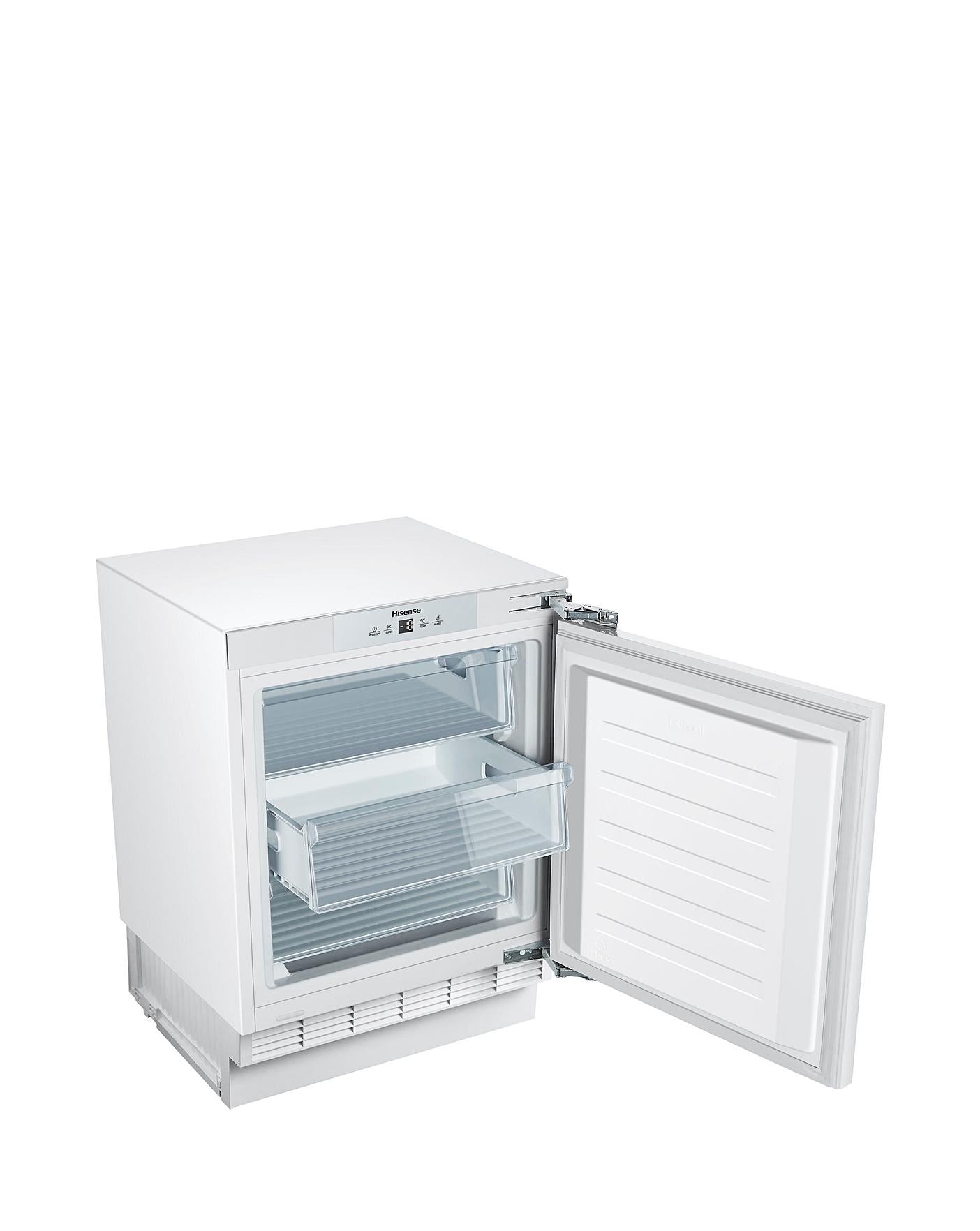  Hisense FUV124D4AW1 Integrated Under Counter Freezer - White