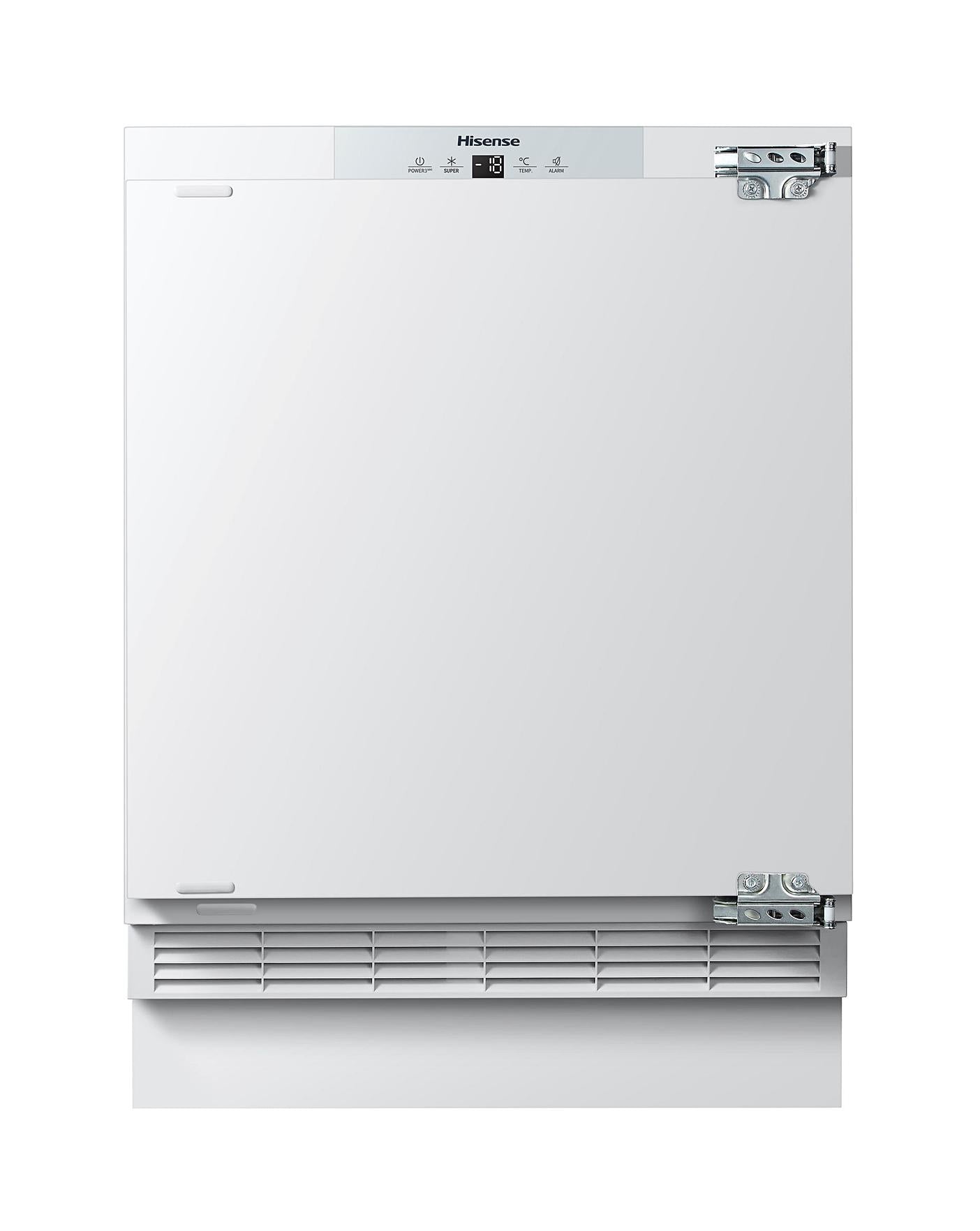  Hisense FUV124D4AW1 Integrated Under Counter Freezer - White