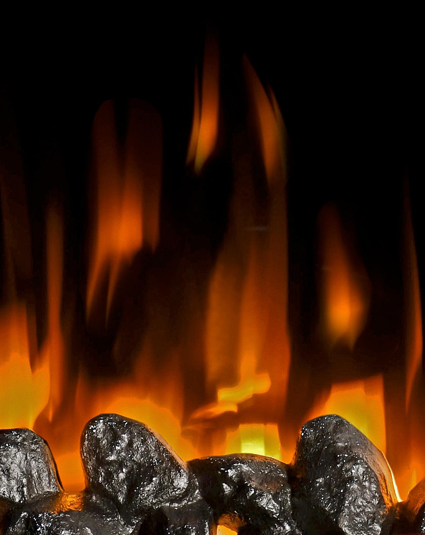  Be Modern Dark Grey Timber Electric Fire Suite