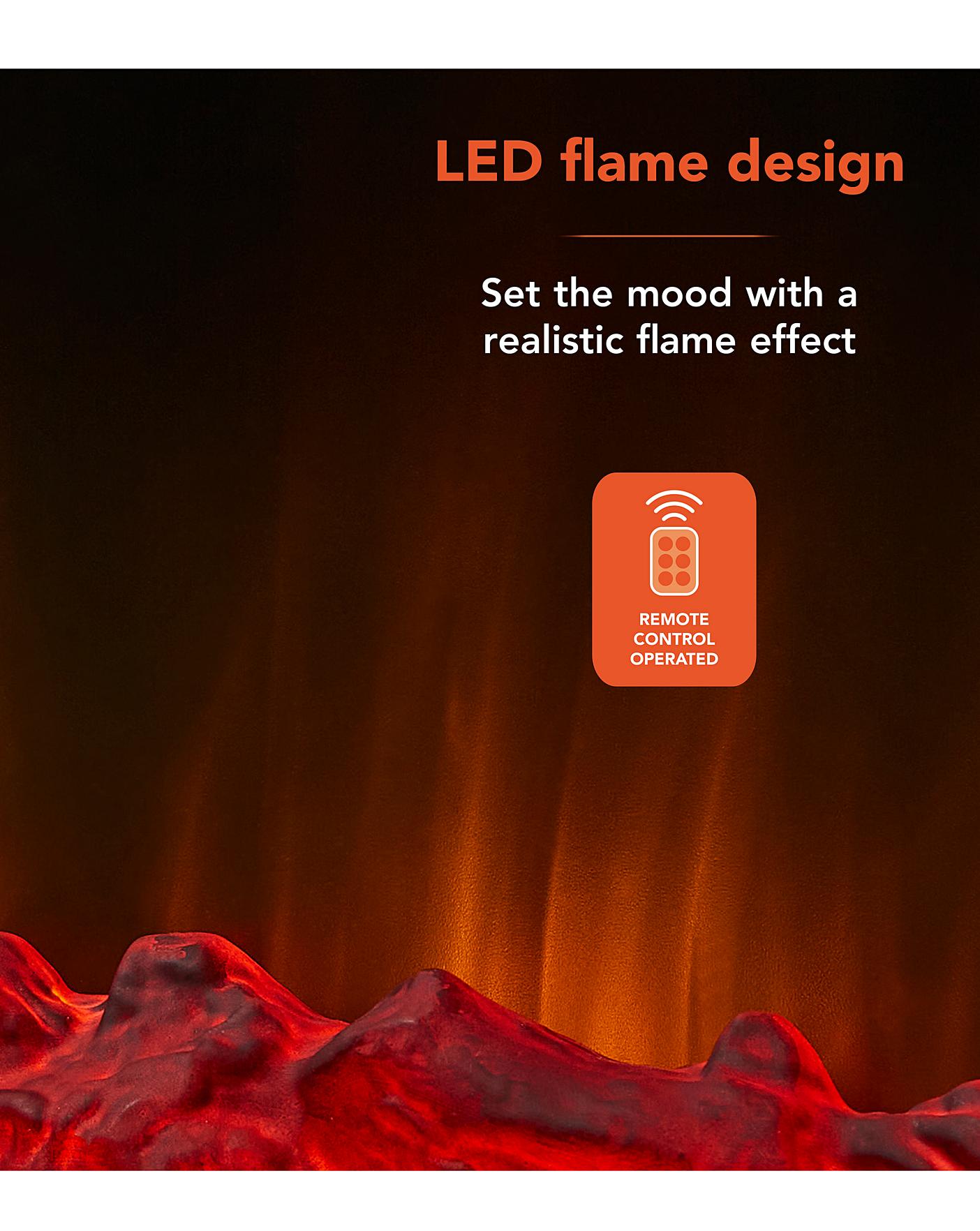  Warmlite Wall Mounted Electric Fire