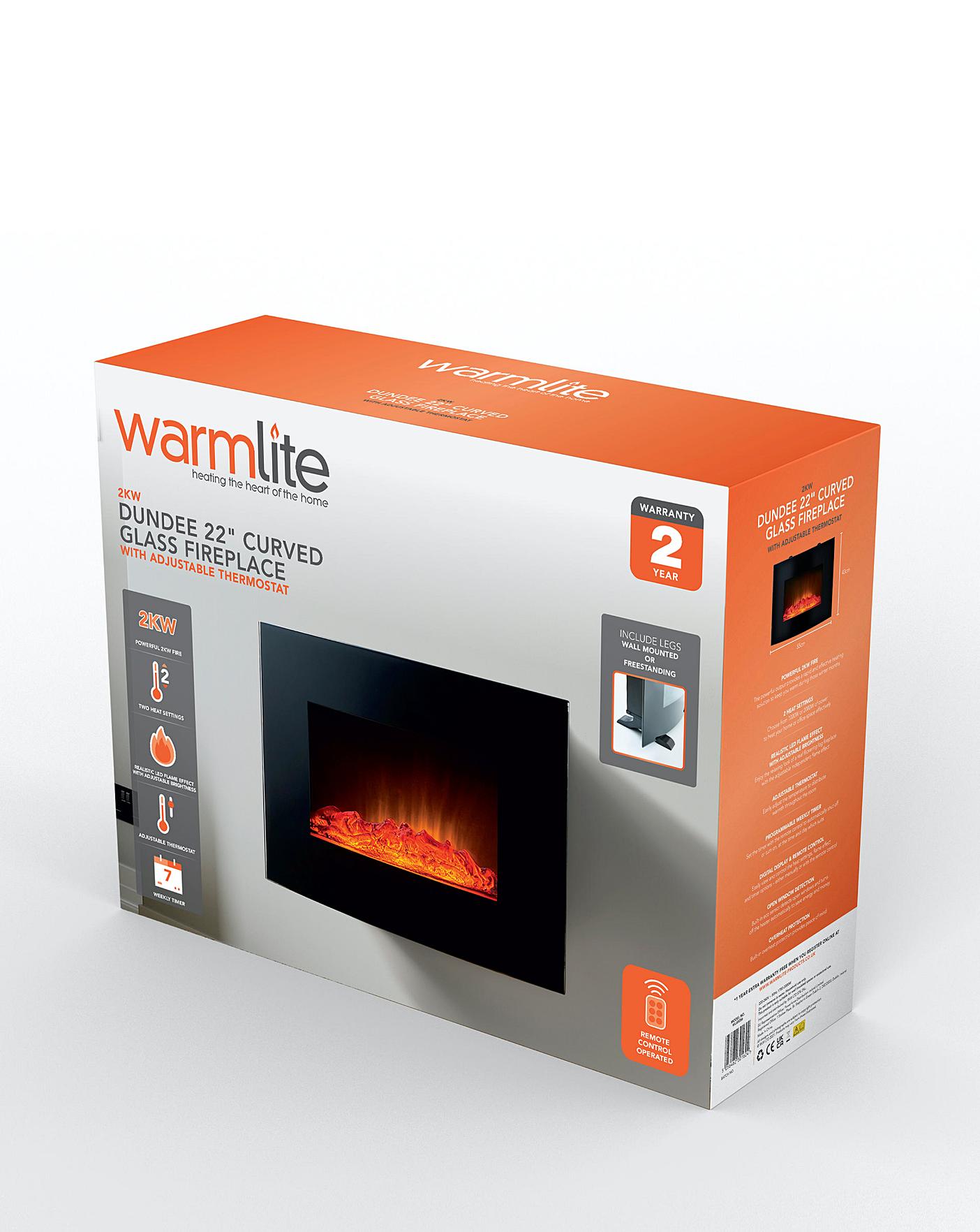  Warmlite Wall Mounted Electric Fire