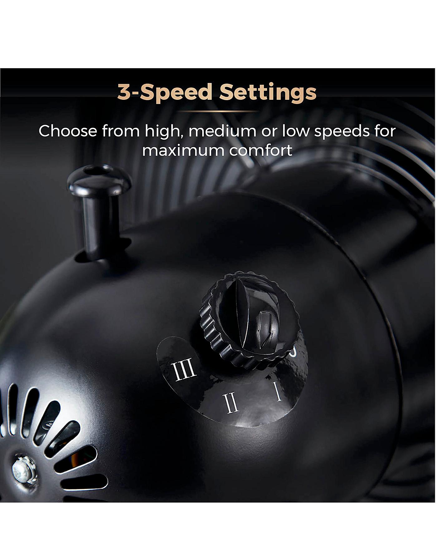  Tower 16 Inch Cavaletto Metal Grey And Rose Gold Stand Fan