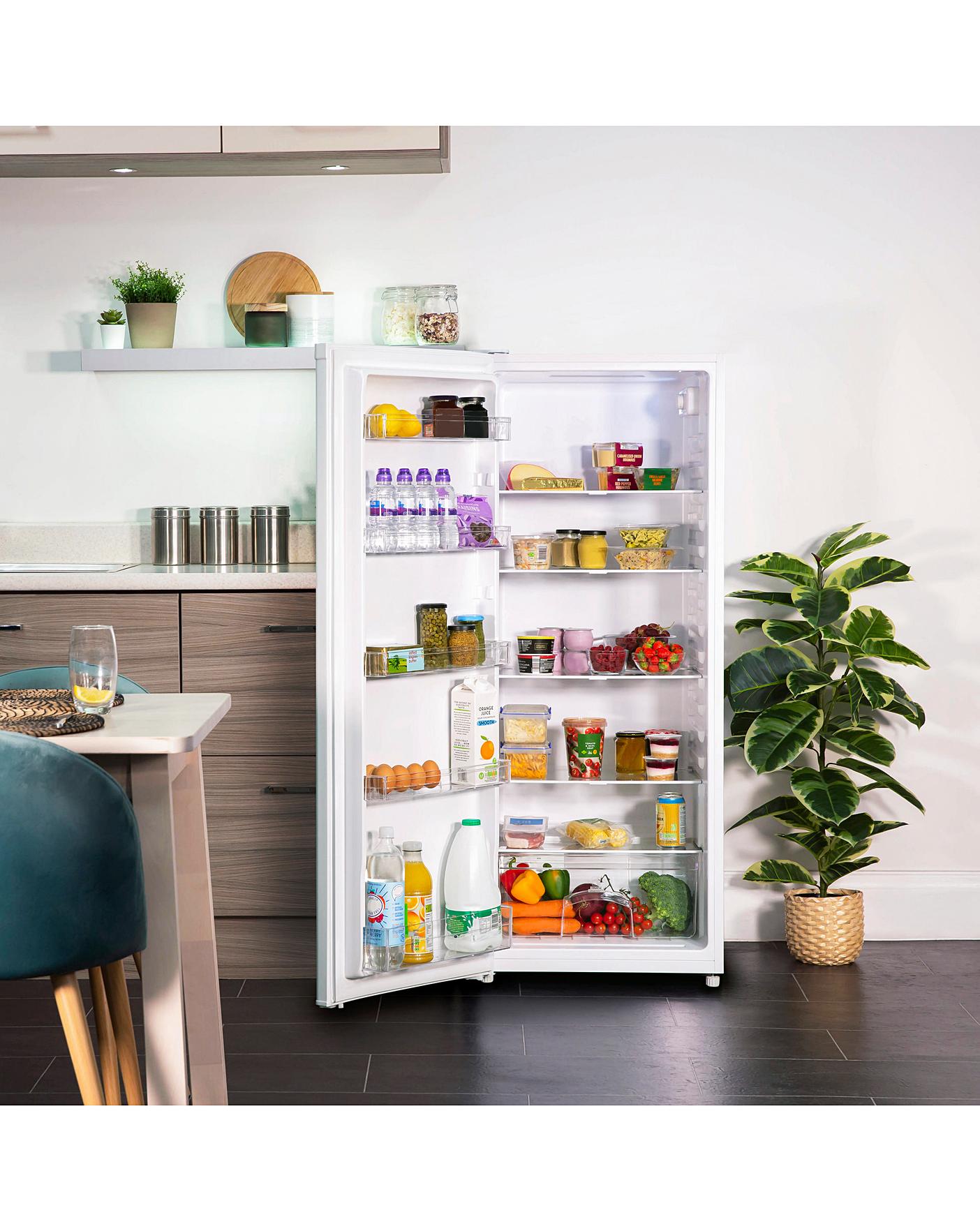  Russell Hobbs RH55LF143 Upright Freestanding Larder Fridge - White