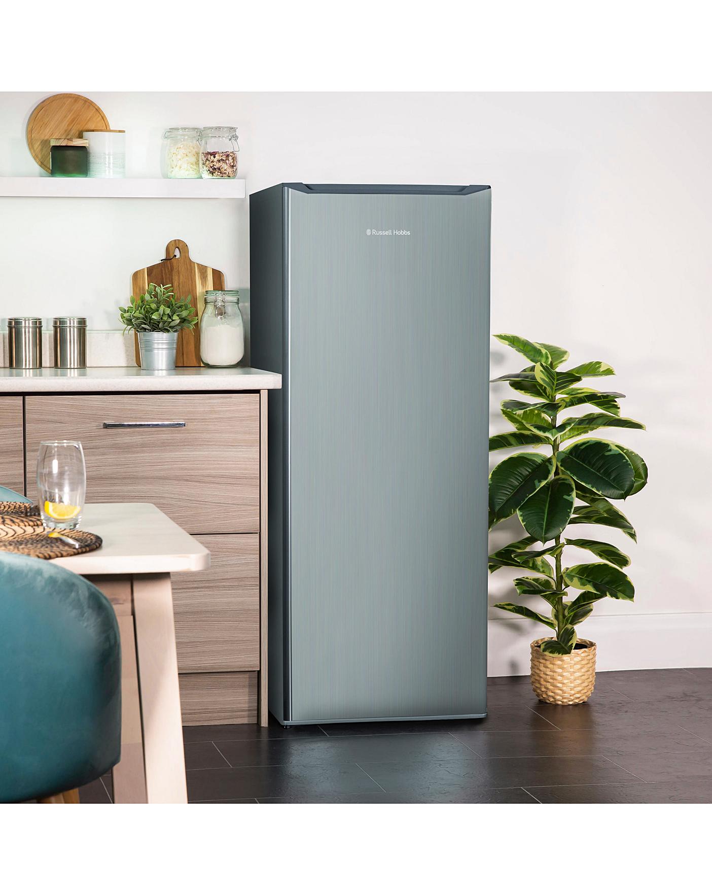  Russell Hobbs RH55LF143SS Upright Freestanding Larder Fridge - Stainless Steel