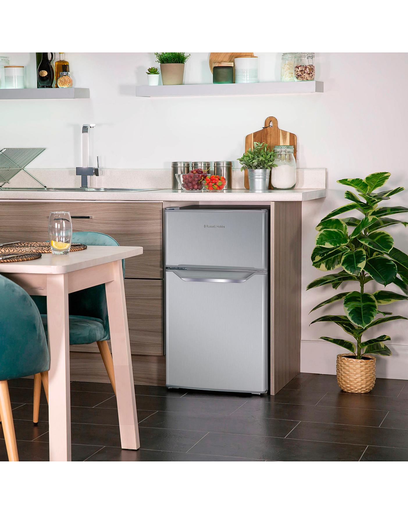  Russell Hobbs RH48UCFF2SS Under Counter Fridge Freezer - Stainless Steel