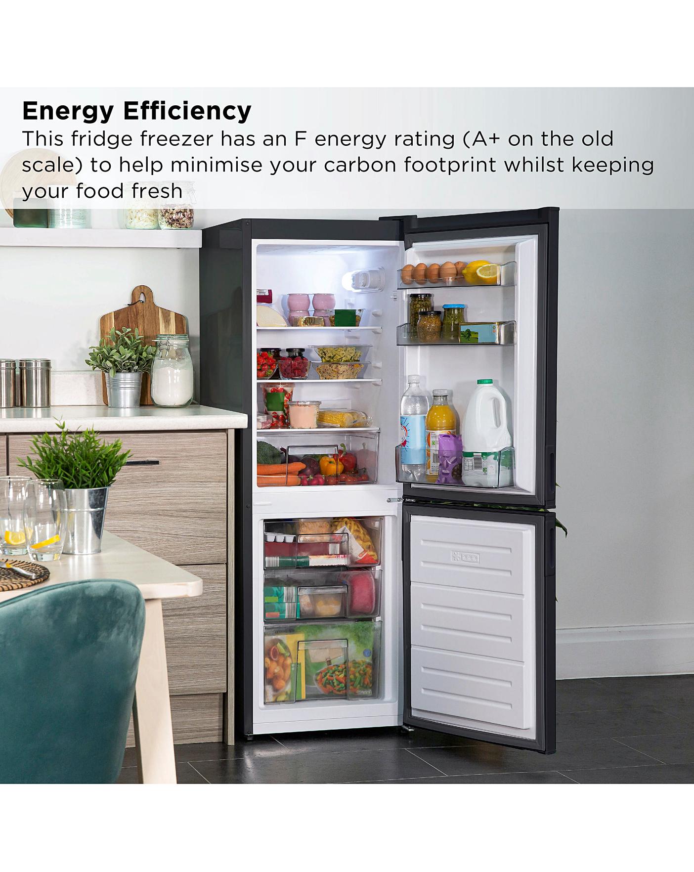  Russell Hobbs RH50FF145B 50cm Fridge Freezer Black