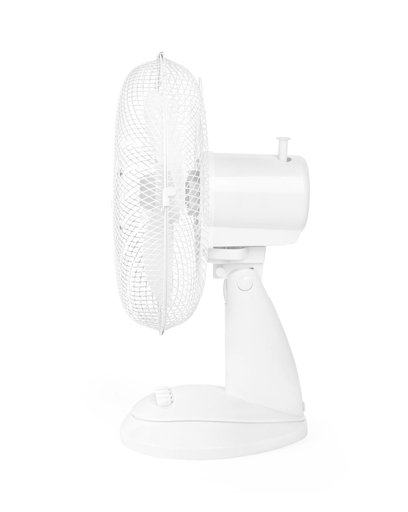  Beldray White 12 Inch Oscillating Desk Fan