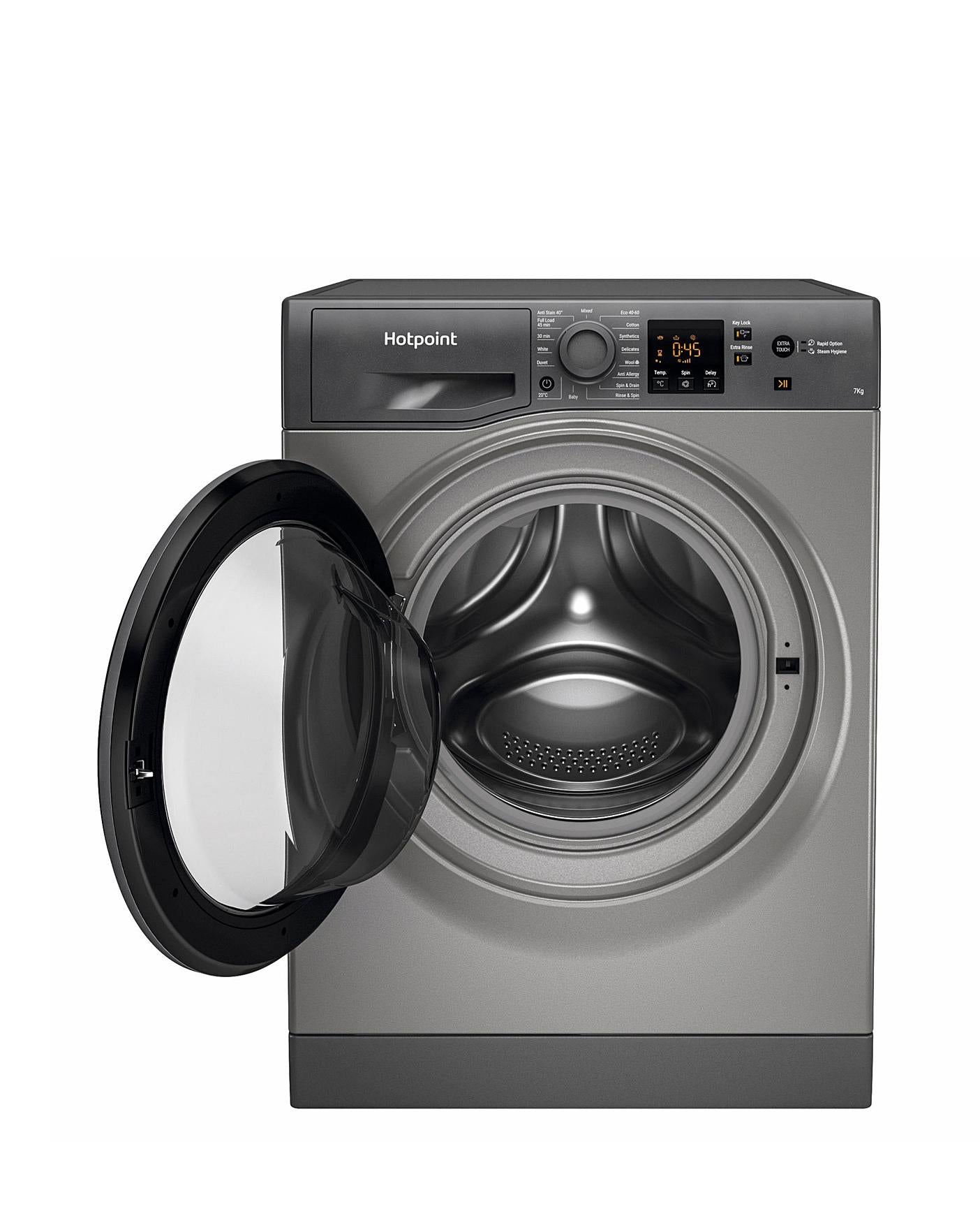  Hotpoint NSWM743UGGUKN 7KG Washing Machine 1400 Spin