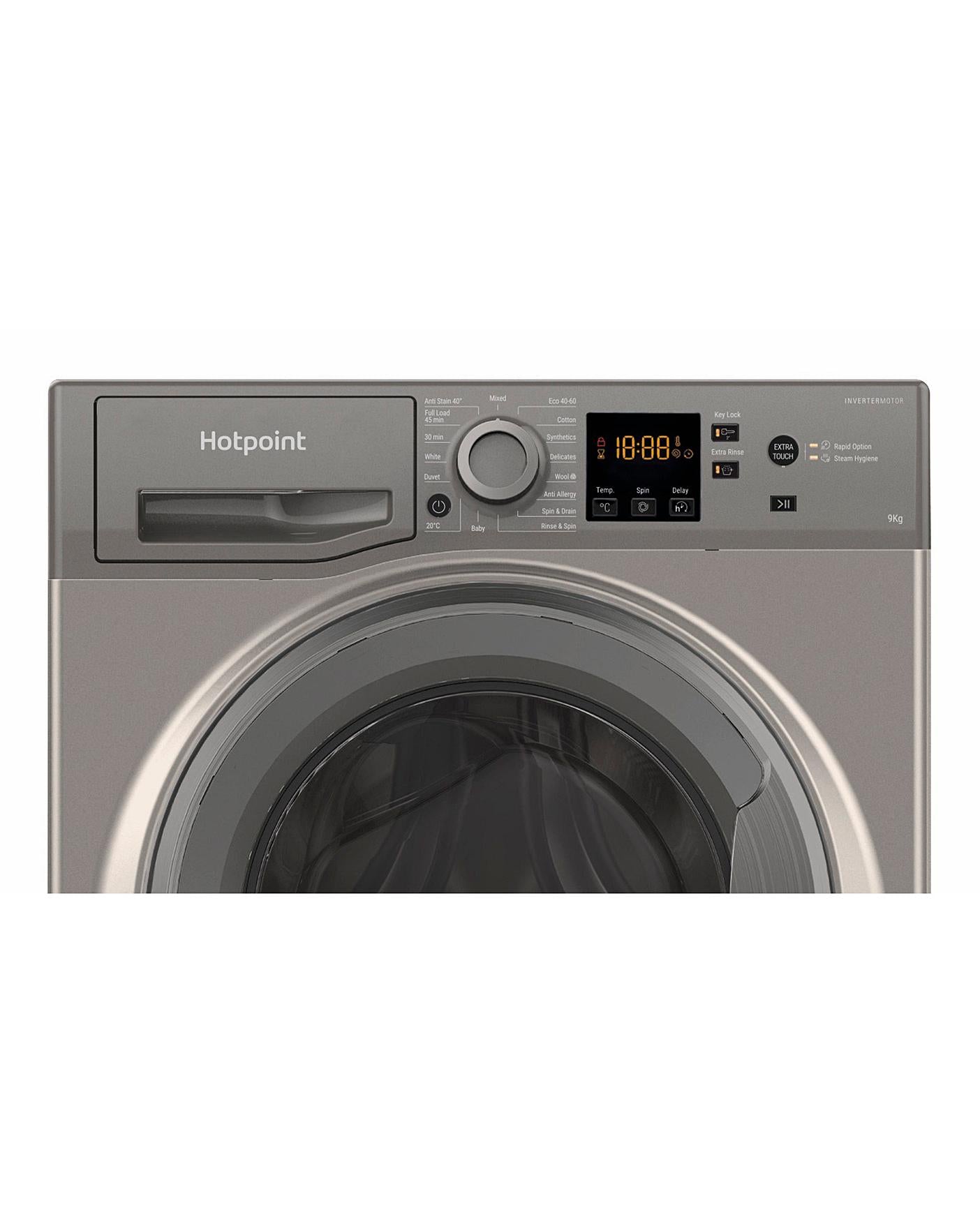  Hotpoint NSWM944CGGUK 9KG Washing Machine 1400 Spin