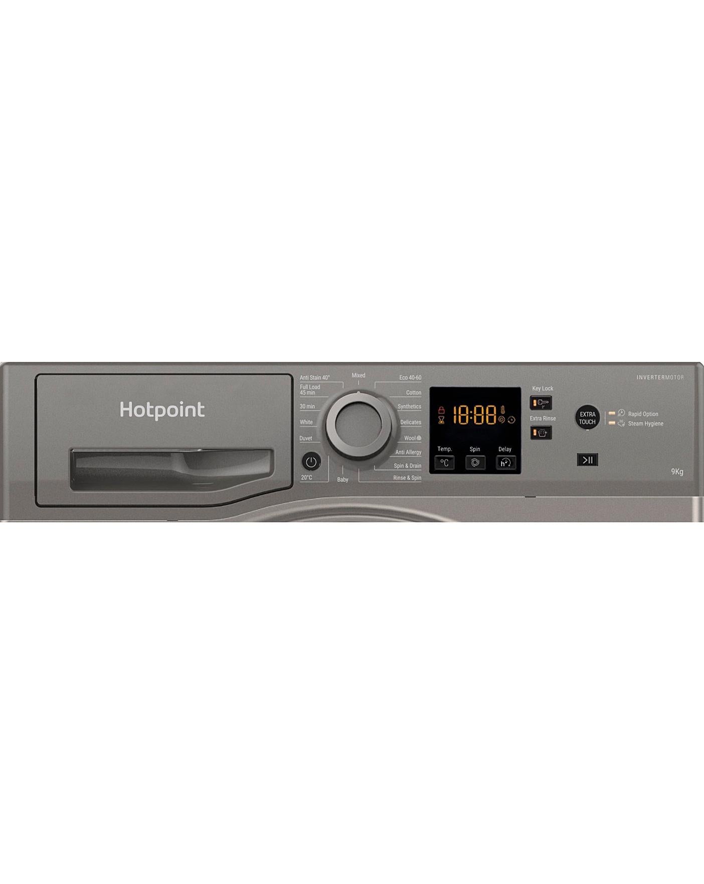  Hotpoint NSWM944CGGUK 9KG Washing Machine 1400 Spin