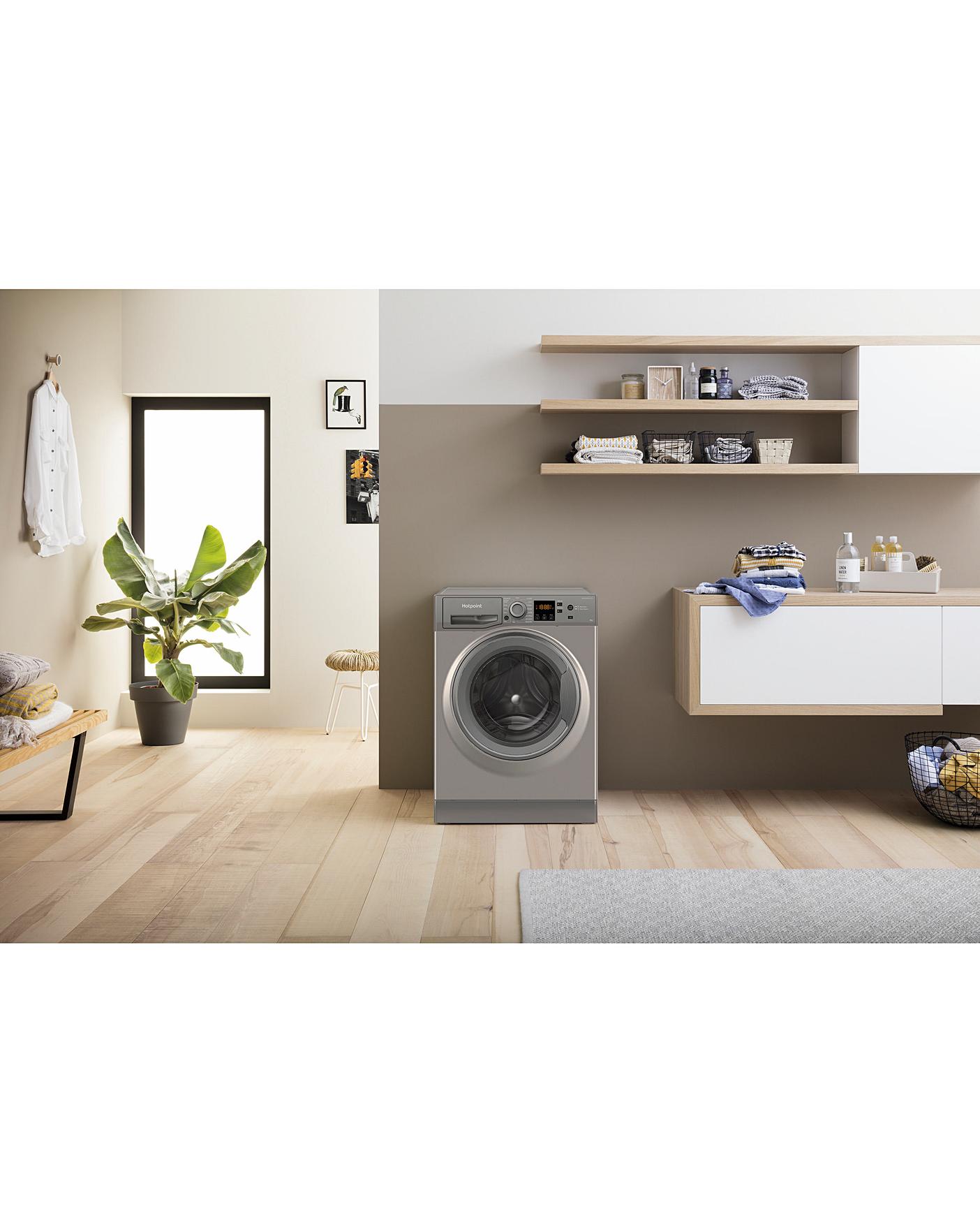  Hotpoint NSWM944CGGUK 9KG Washing Machine 1400 Spin
