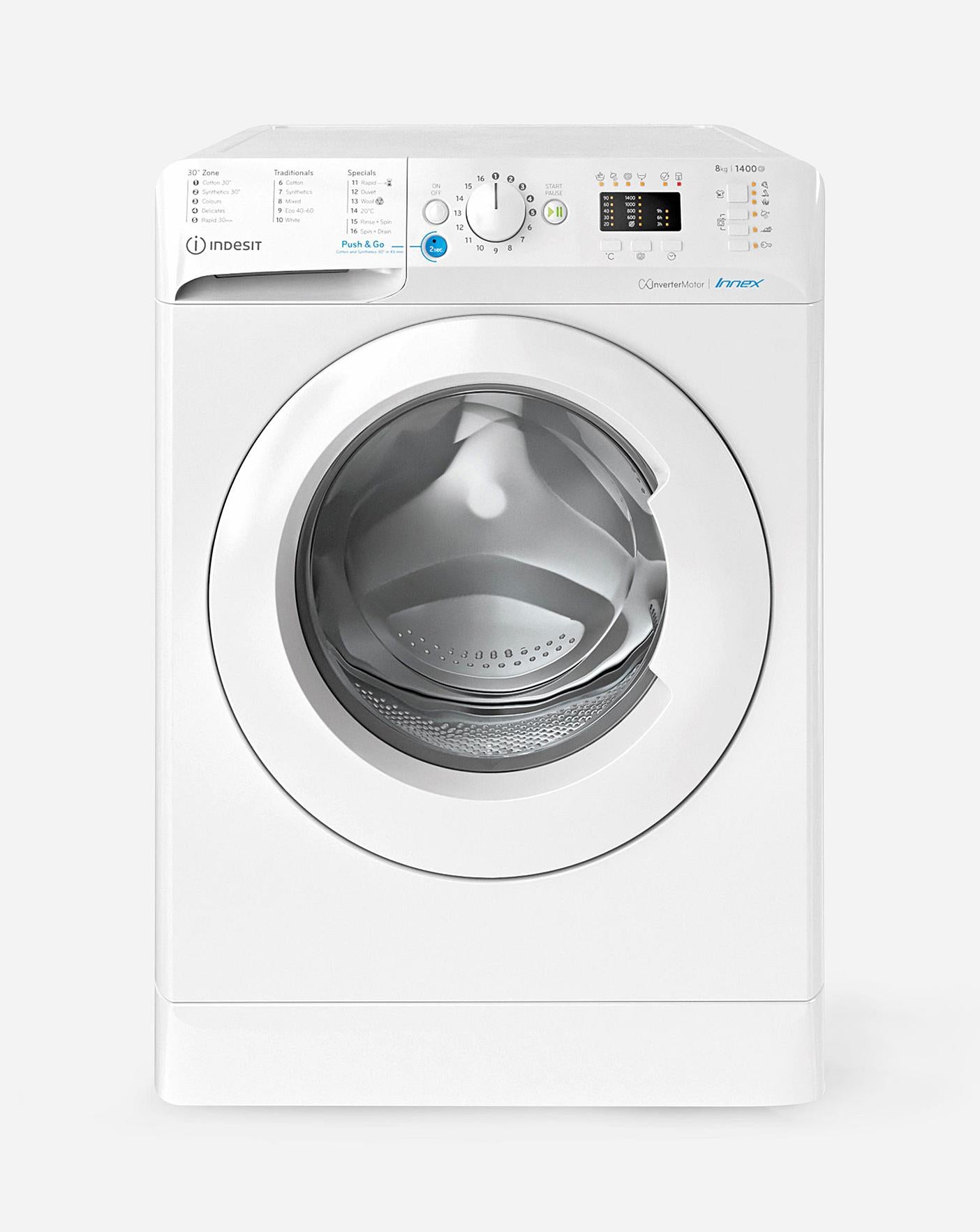 Indesit BWA 81485XWUKN 8KG Washing Machine 1400 Spin