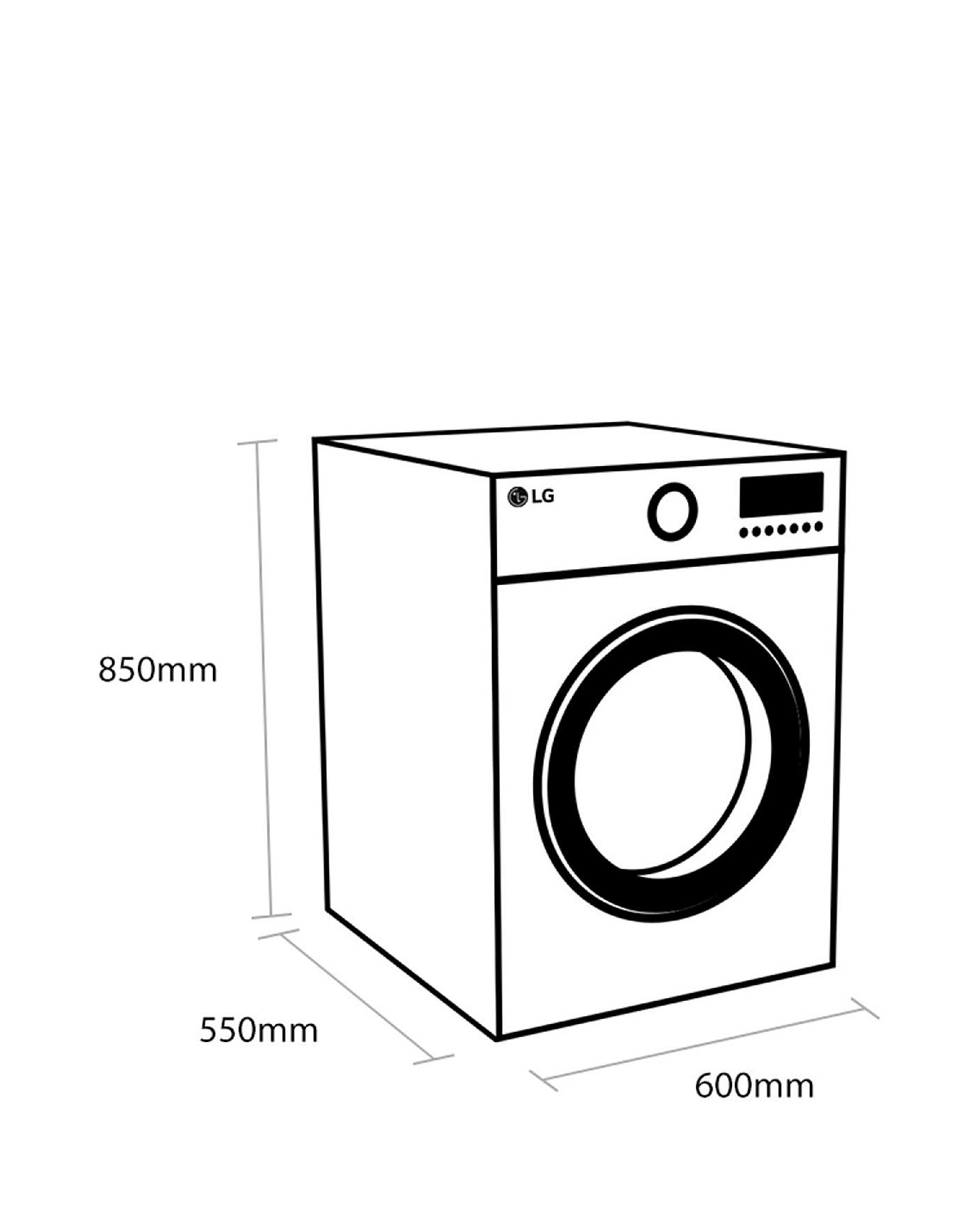  LG FWV917WTSE Wifi Connected 10.5Kg / 7Kg Washer Dryer With 1400 Spin