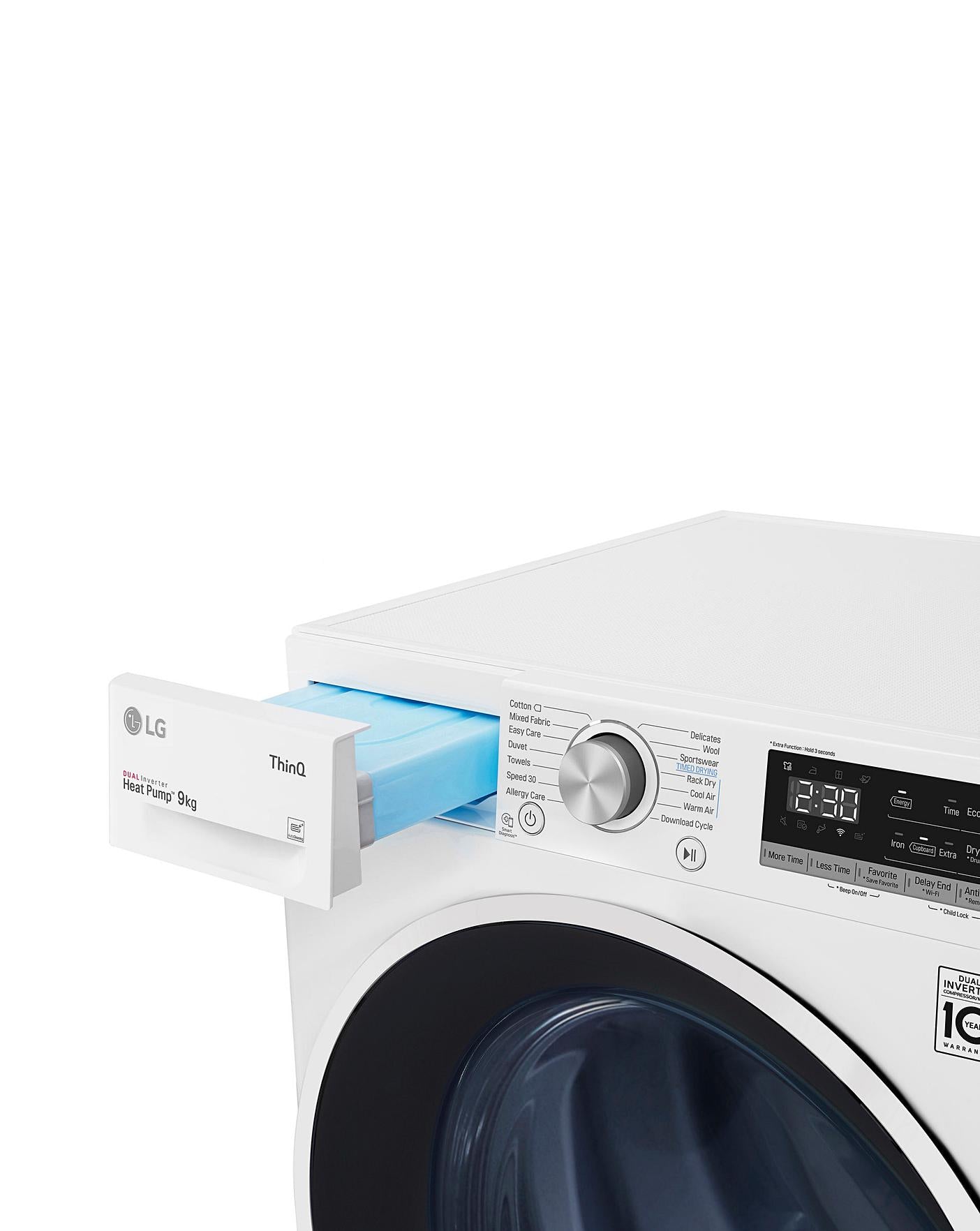  LG V3 FDV309W Wifi Connected 9Kg Heat Pump Tumble Dryer