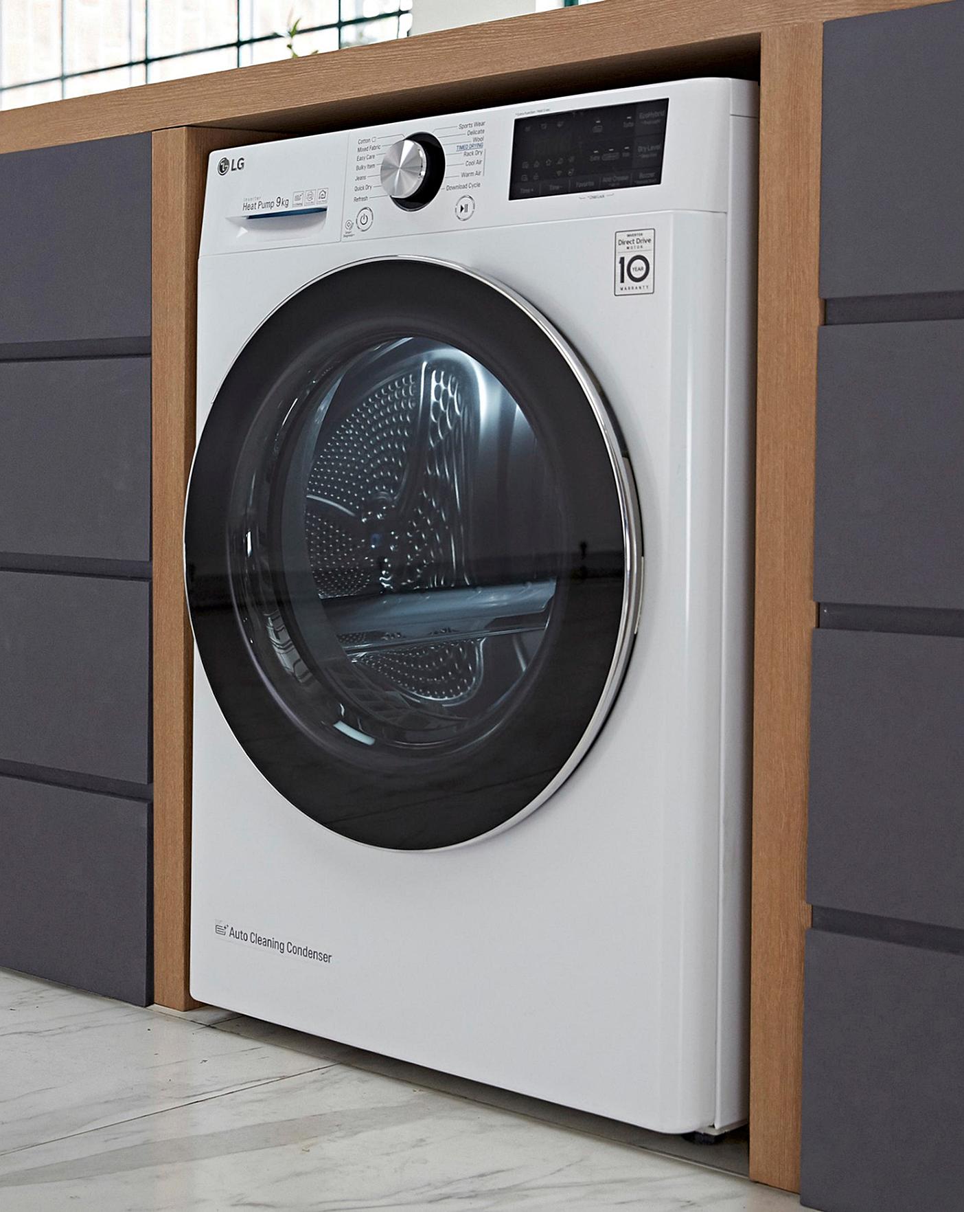  LG V3 FDV309W Wifi Connected 9Kg Heat Pump Tumble Dryer