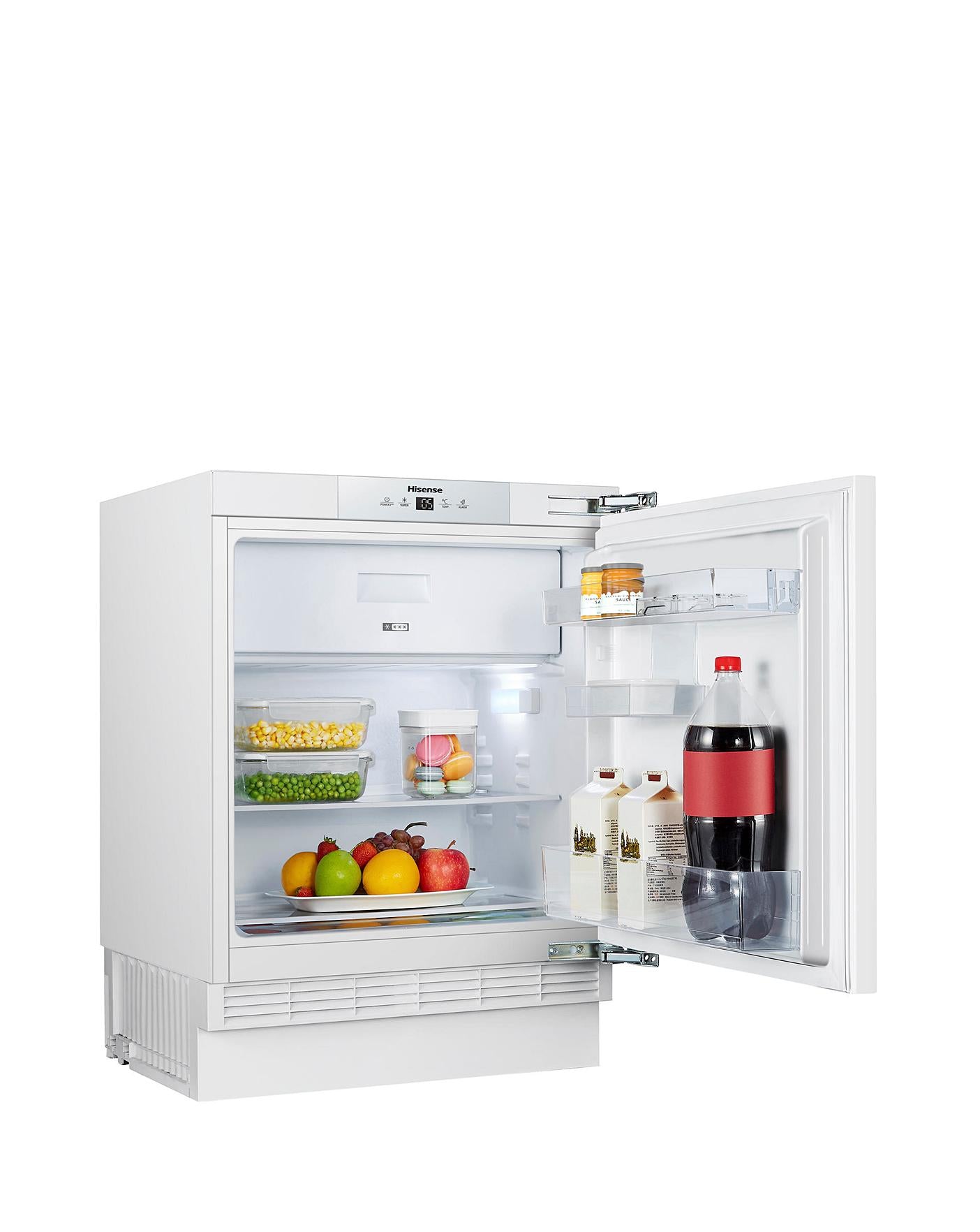 Hisense RUR156D4AW1 Integrated Under Counter Fridge With Ice Box