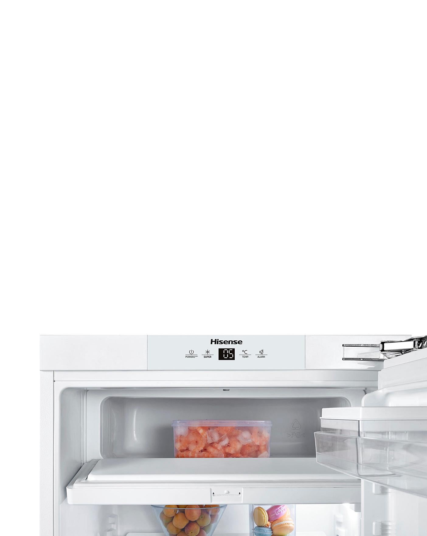  Hisense RUR156D4AW1 Integrated Under Counter Fridge With Ice Box