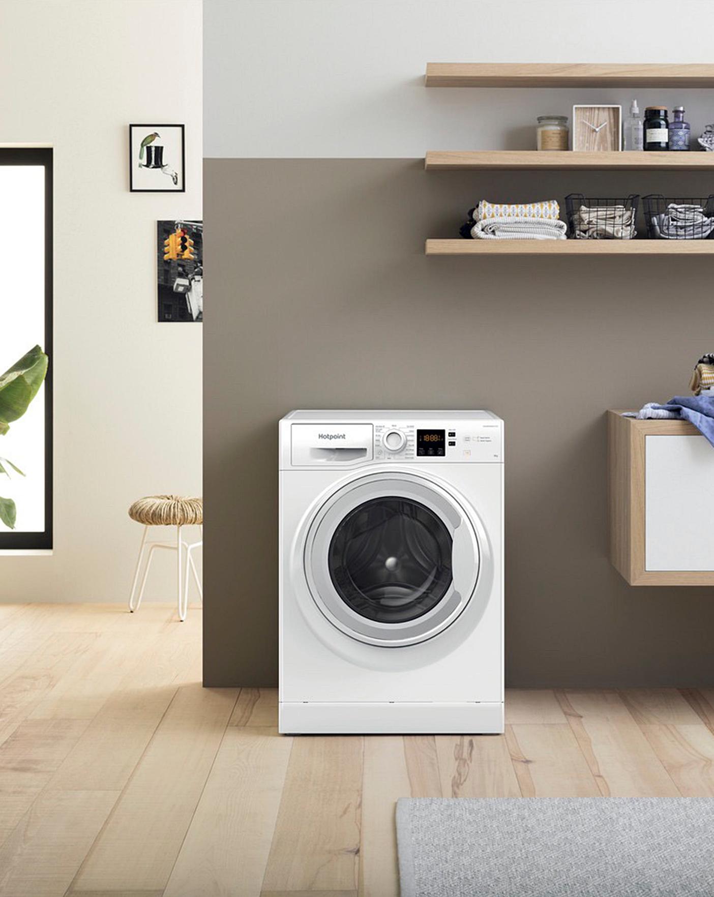  Hotpoint NSWM863CWUKN 8KG 1600 SPIN Washing Machine