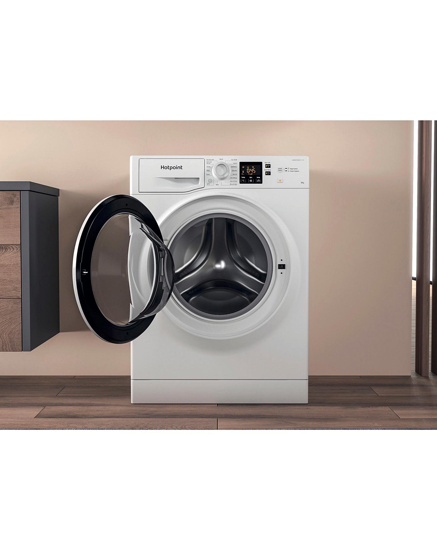  Hotpoint NSWM863CWUKN 8KG 1600 SPIN Washing Machine
