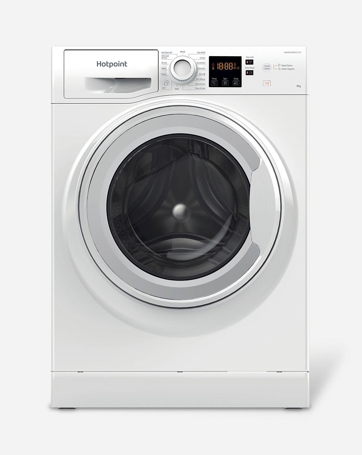  Hotpoint NSWM963CWUKN 9KG 1600 SPIN Washing Machine