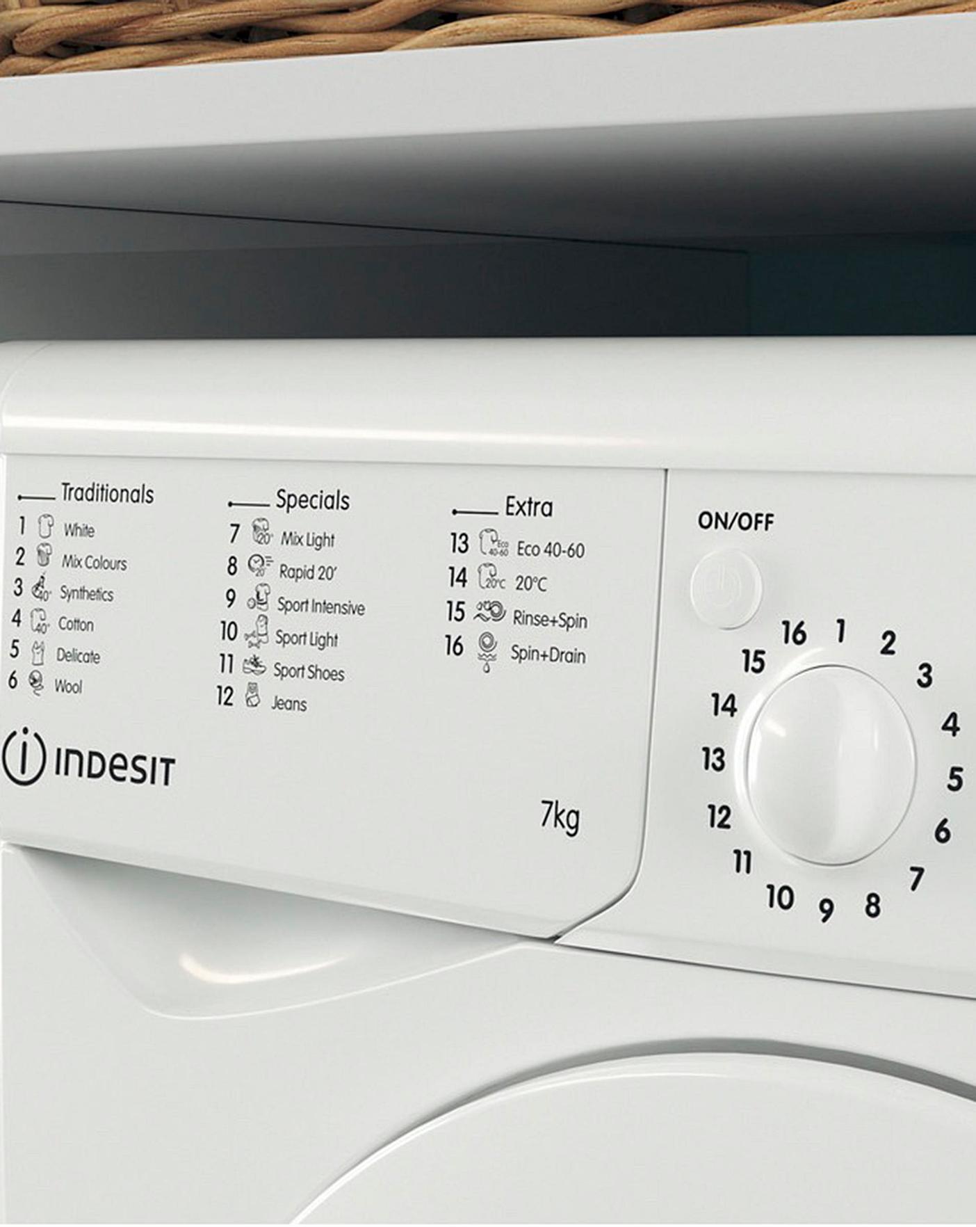  Indesit IWC81283WUKN 8KG 1200 SPIN Washing Machine