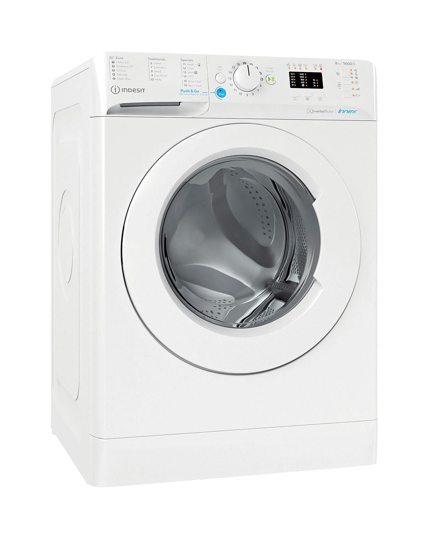  Indesit BWA81684XWUKN 8KG 1600 SPIN Washing Machine